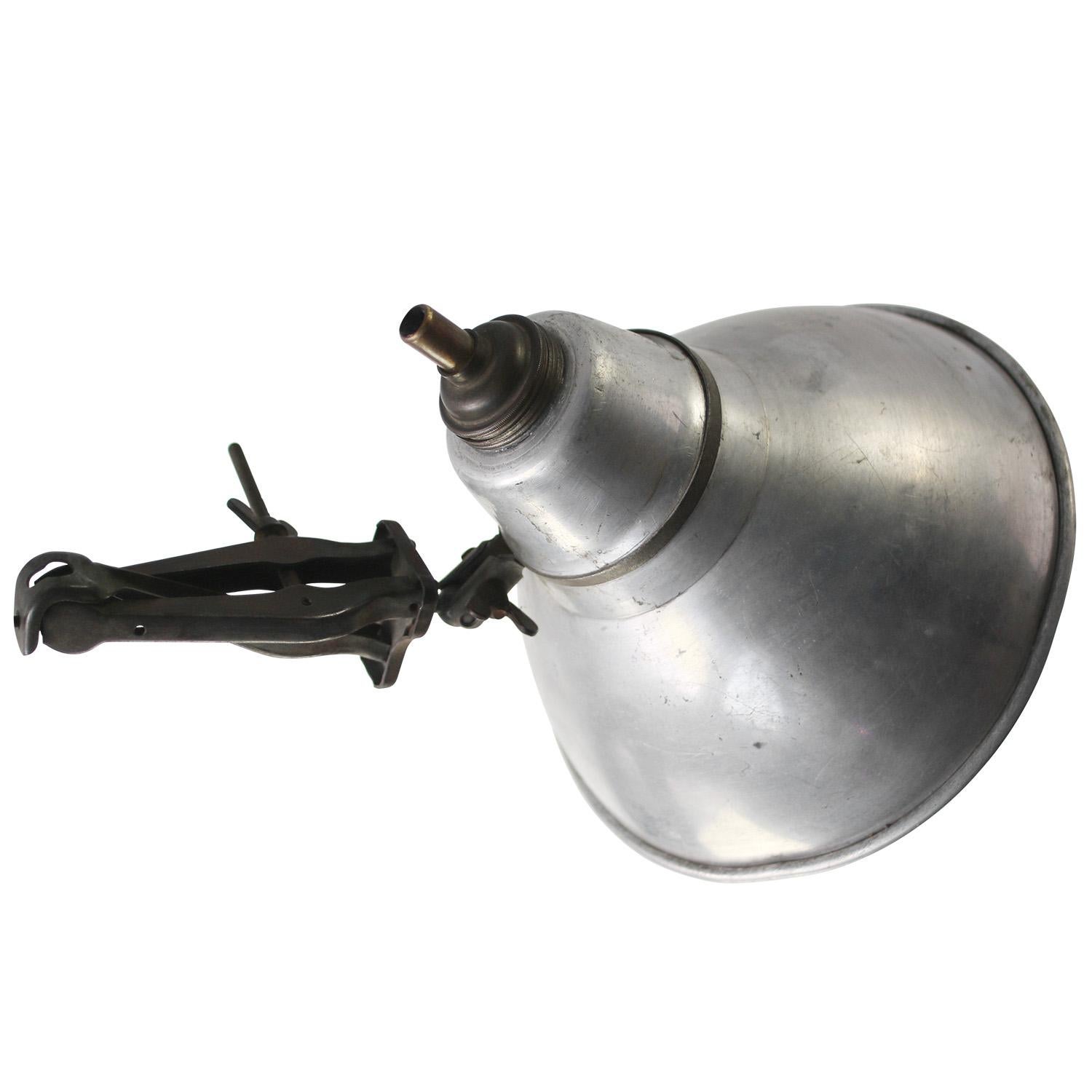 French Photography, Studio Clamp Wall Lamp by Cremer, France. 1920s For Sale