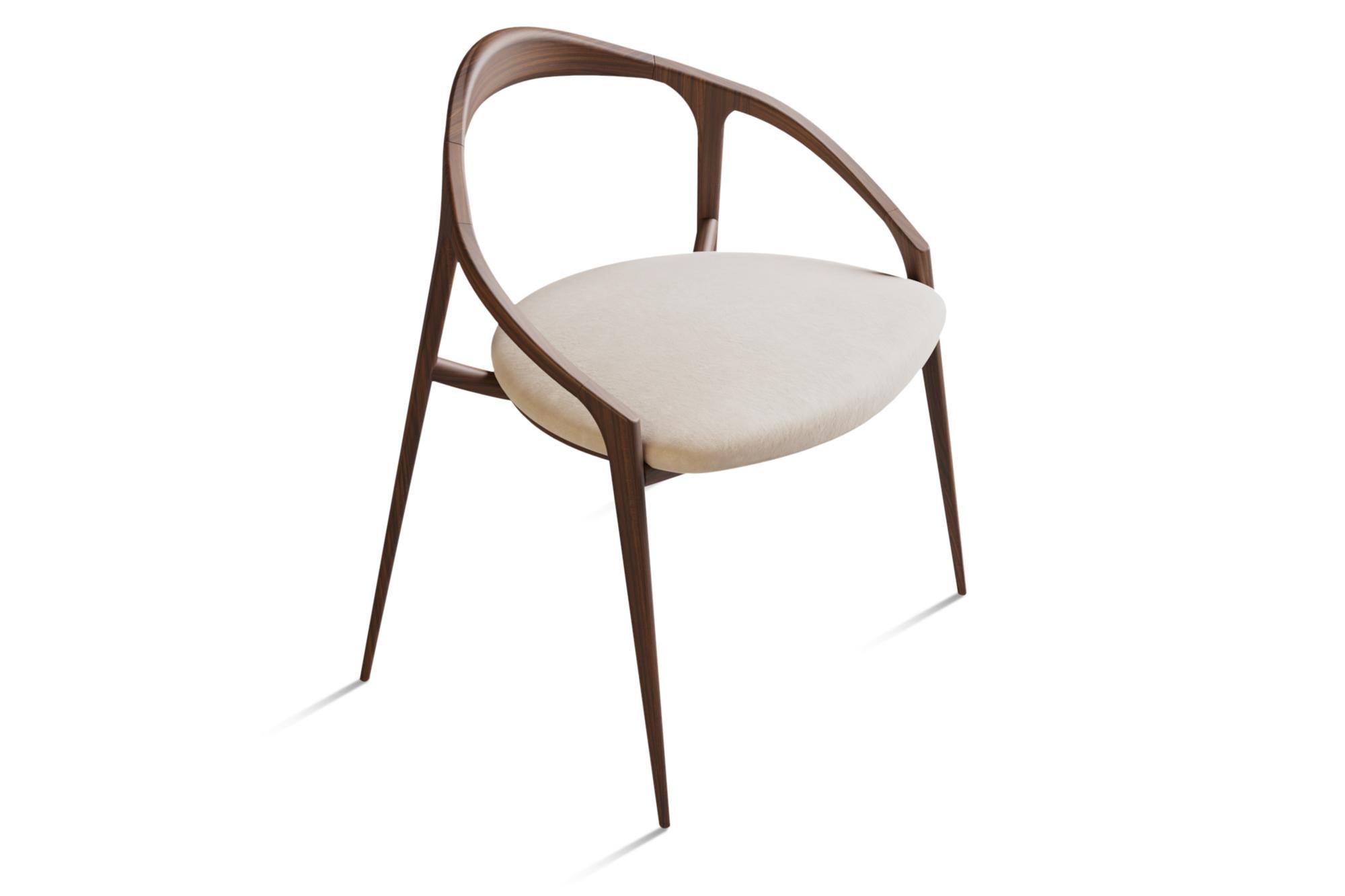 Hand-Crafted Phu Cau Chairs by Alma De Luce, Set of 4 For Sale