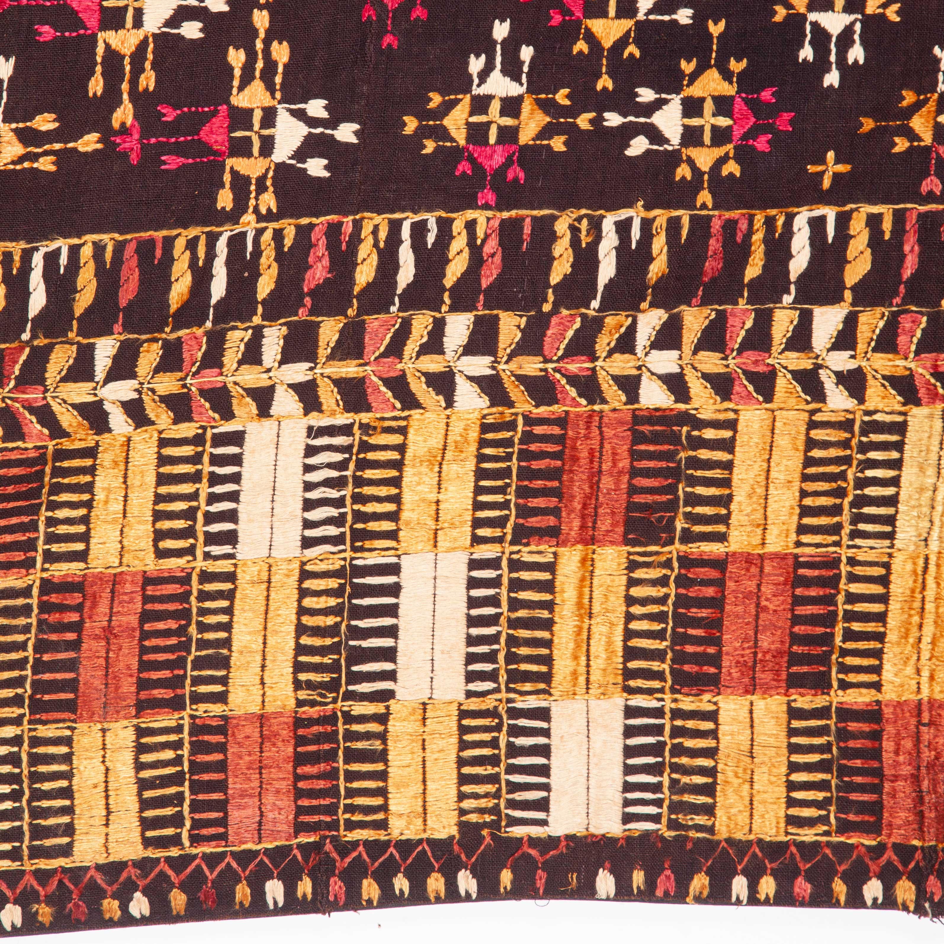 Tribal Phulkari Wedding Shawl, India, Early 20th Century