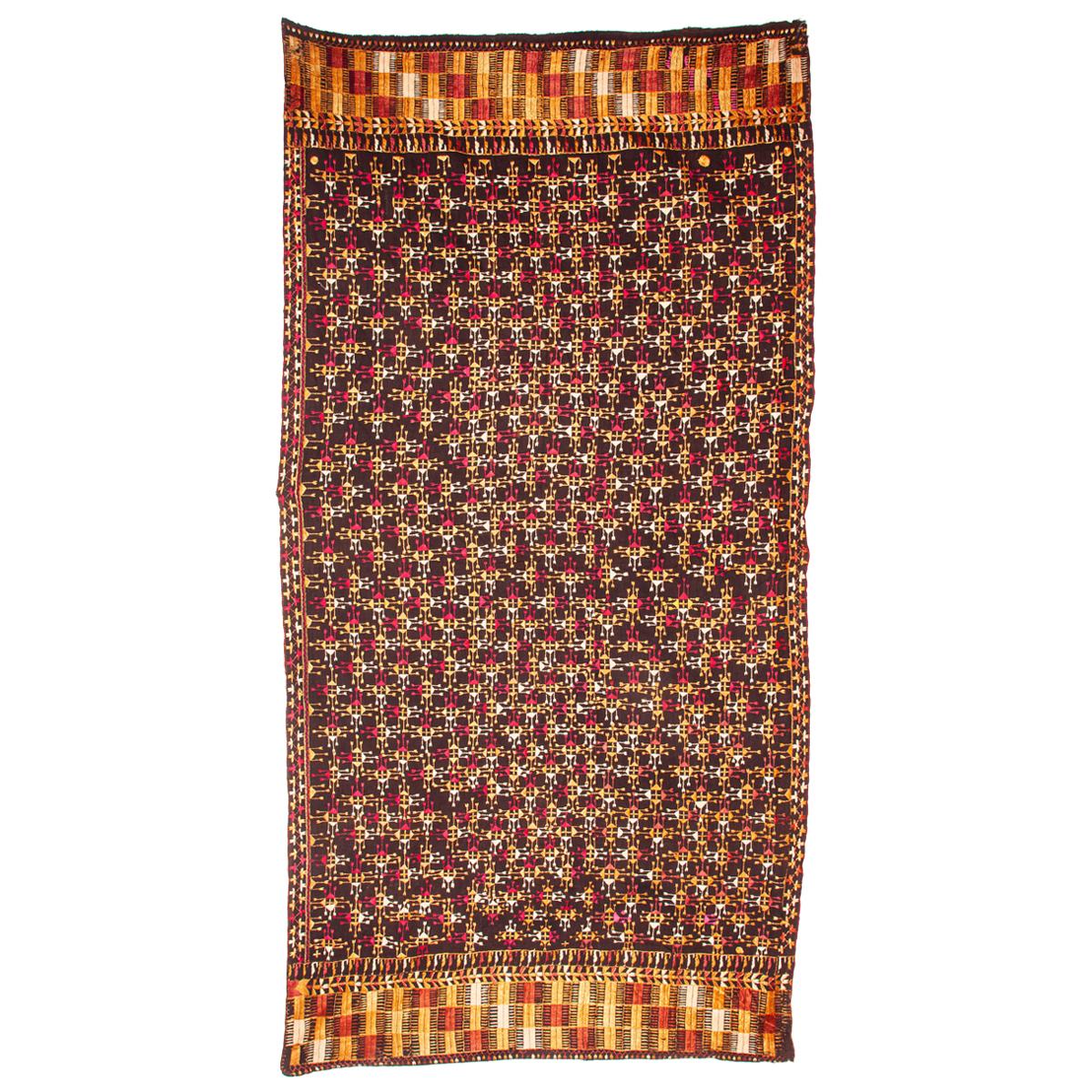 Phulkari Wedding Shawl, India, Early 20th Century