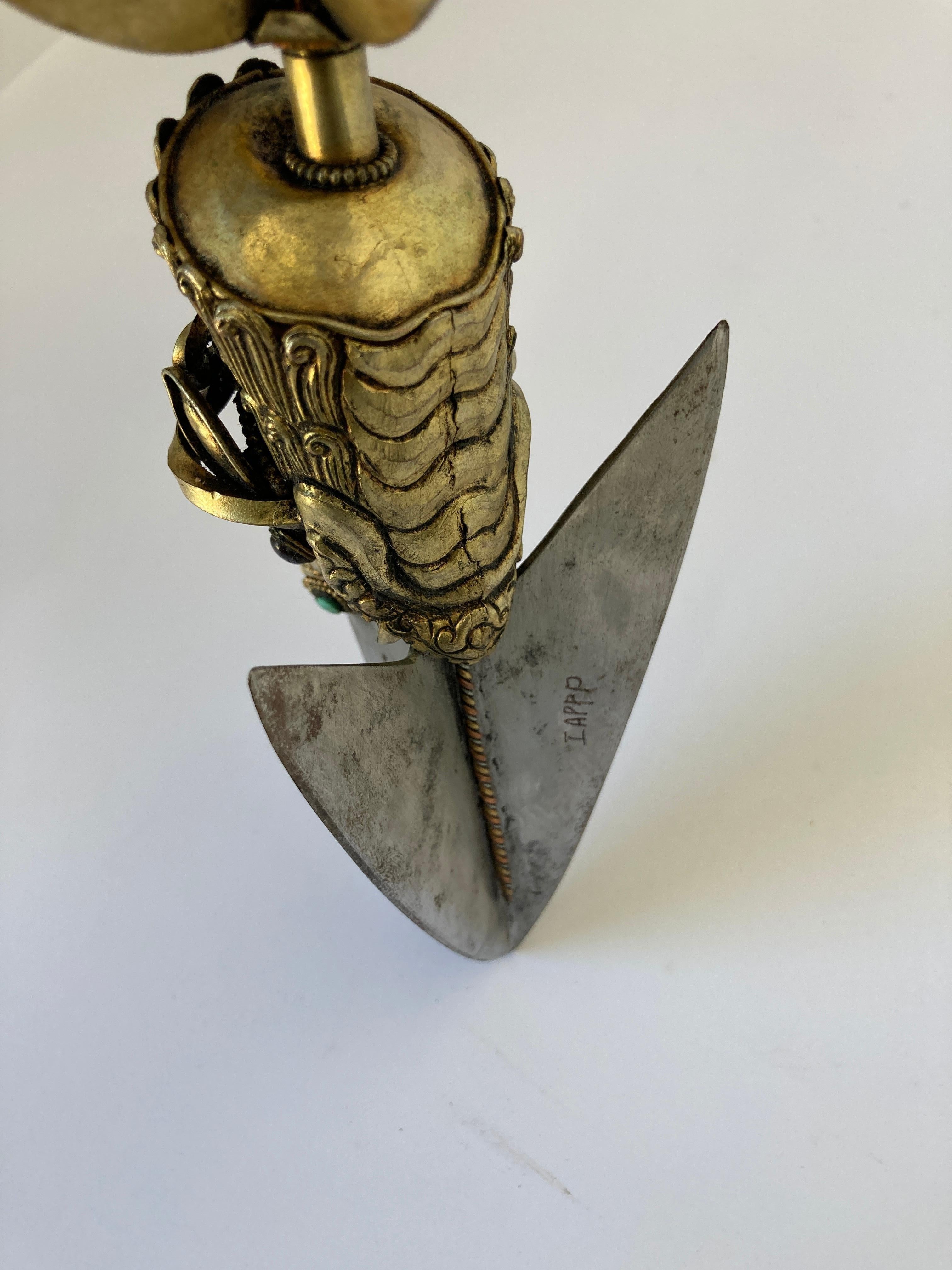 Phurba or Kila Wrathful Sacred Buddhist Sword For Sale 3