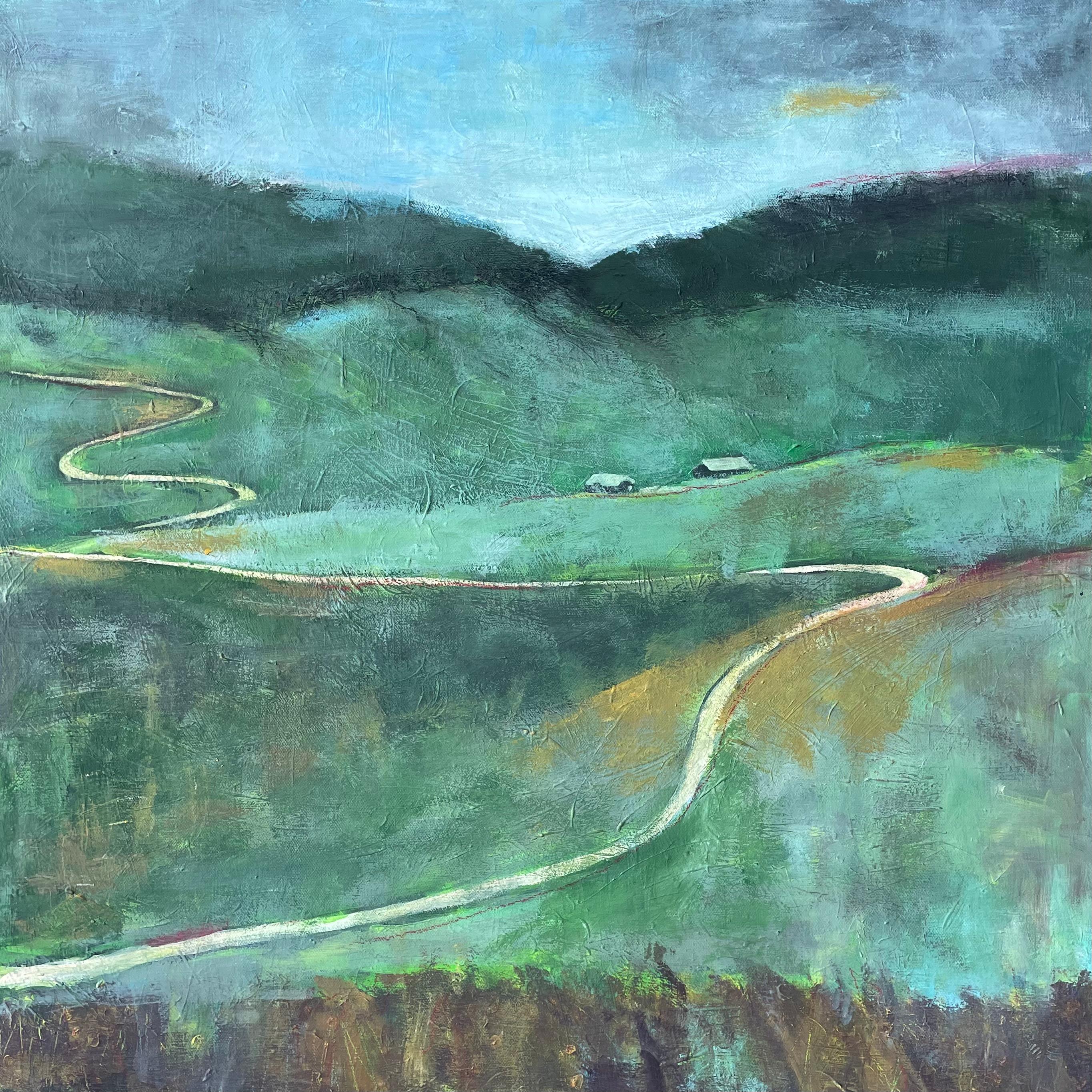 Ranch Road Near Cimarron, Original Painting