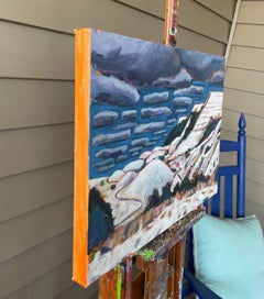 Snowy Mesas, WY, Original Painting