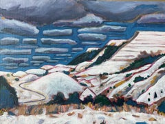 Snowy Mesas, WY, Original Painting