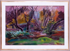 Autumnal Woodland by Phyllis Bray, British, 20th Century, oil painting