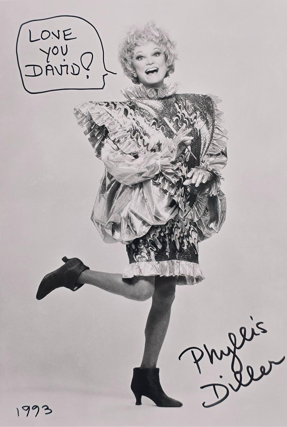 Portrait Photograph di Phyllis Diller - Ti amo David! (20% DI SCONTO SUL PREZZO DI LISTINO)