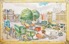 Phyllis Ginger, Town Centre, S.P.7., from School Prints Ltd., 1946 (after)