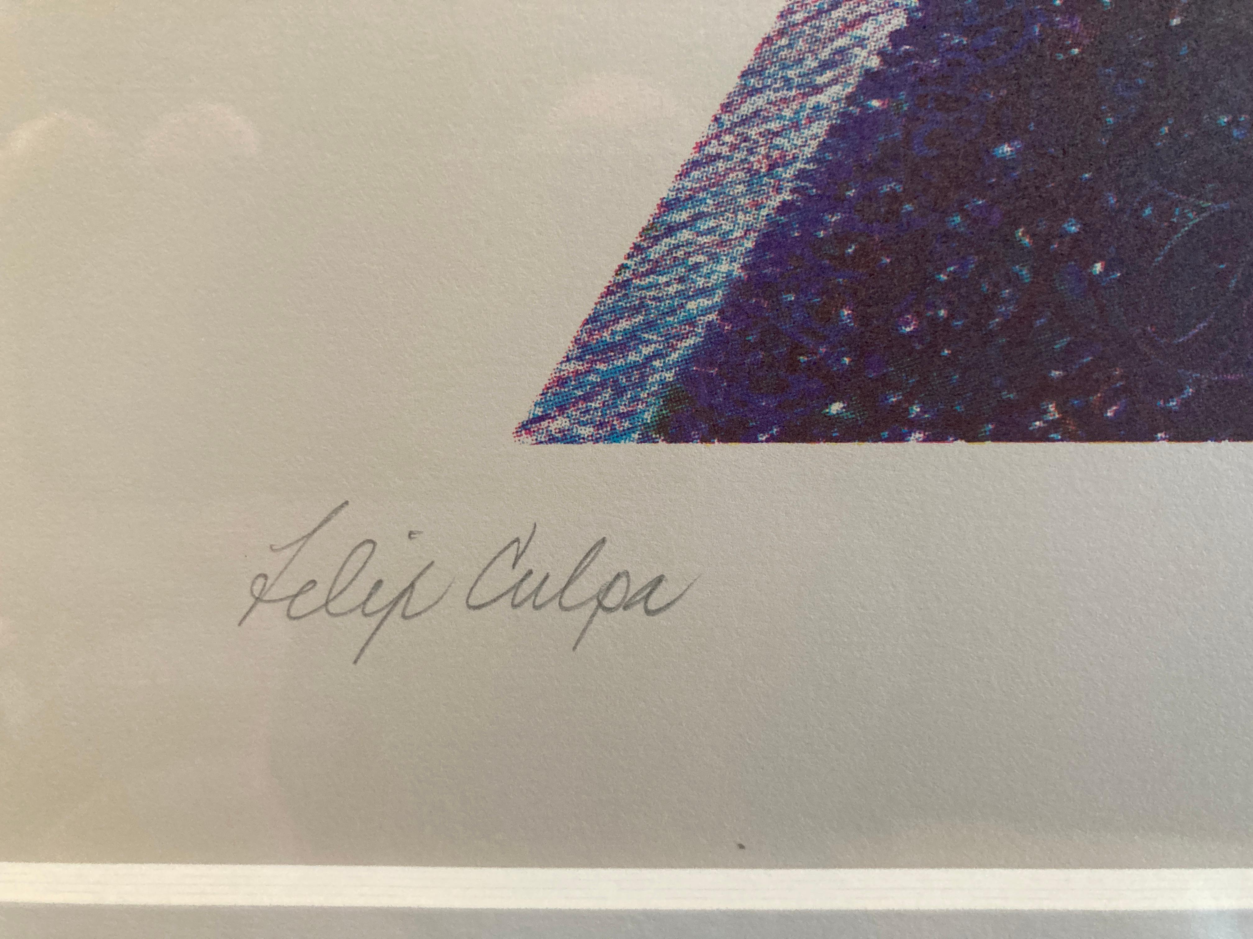 „Felix Culpa“, von Phyllis Kornfeld, Lithographie im Angebot 4