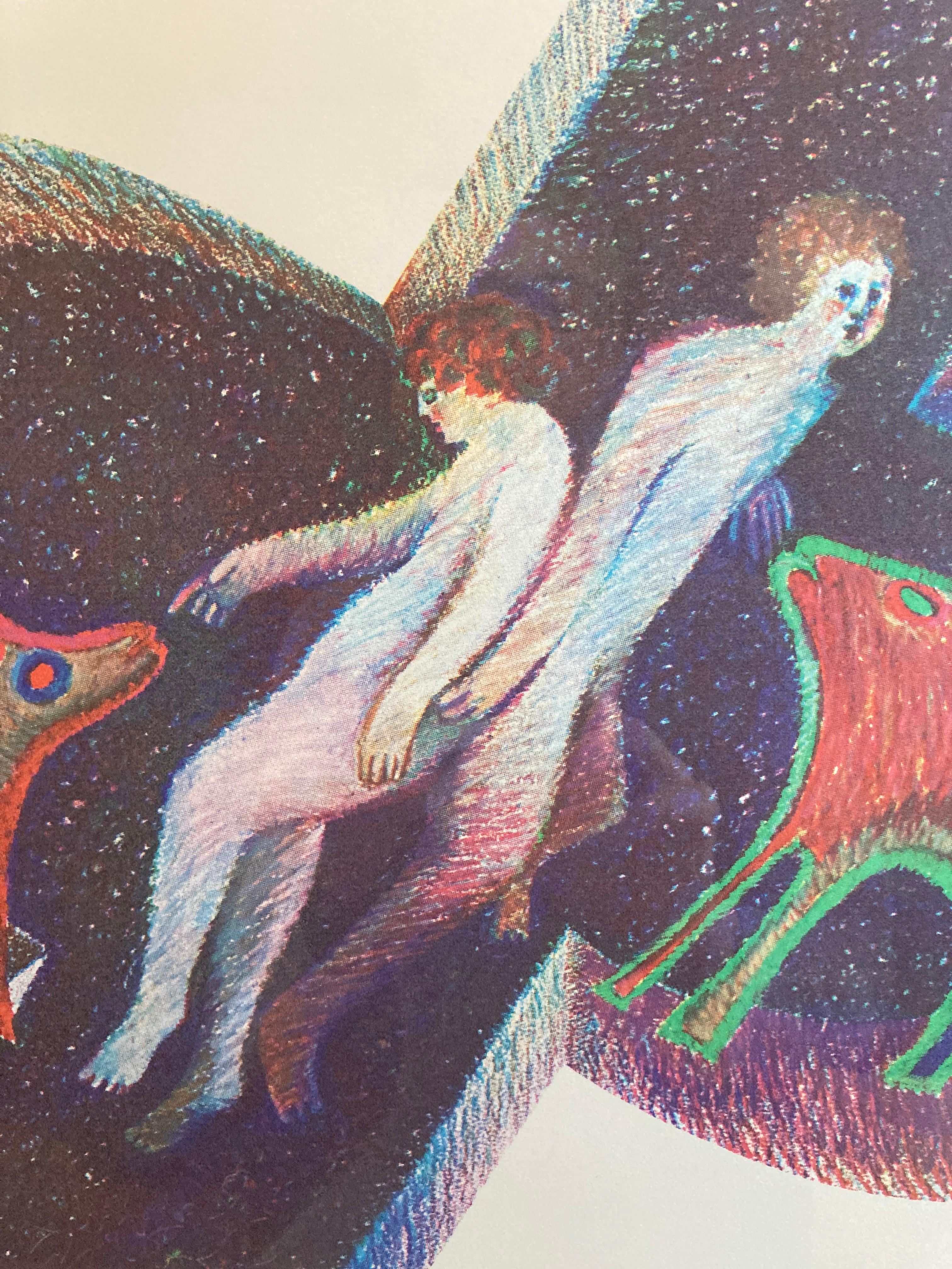 „Felix Culpa“, von Phyllis Kornfeld, Lithographie im Angebot 5
