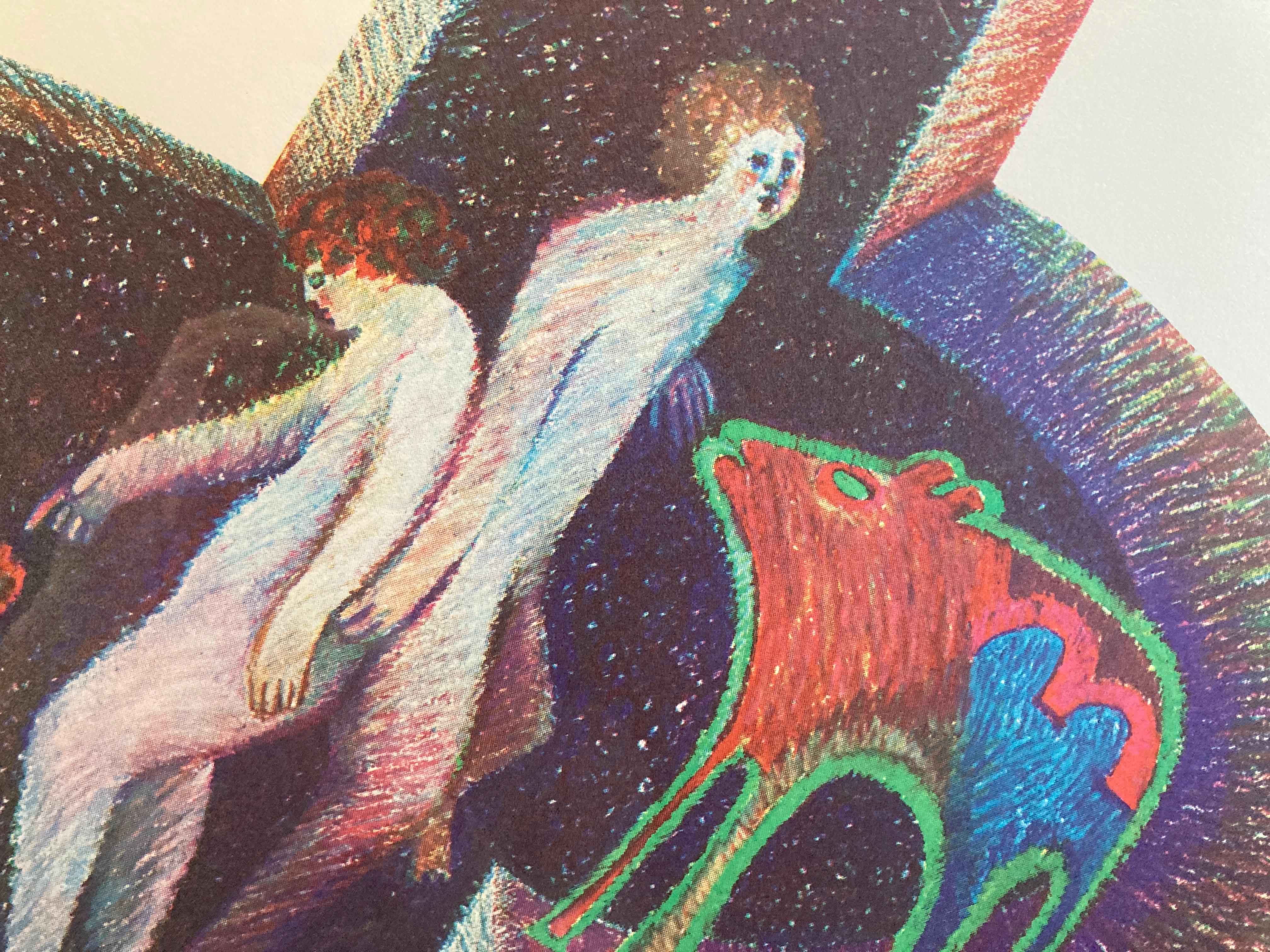 „Felix Culpa“, von Phyllis Kornfeld, Lithographie im Angebot 7