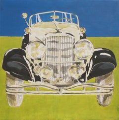 Vintage Duesenberg, Acrylic Painting by Phyllis Krim