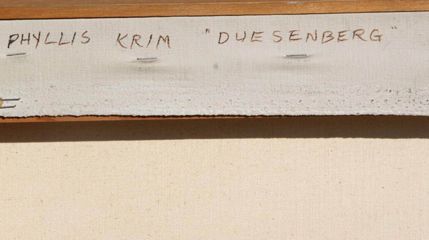 Duesenberg, dipinto ad acrilico di Phyllis Krim in vendita 3