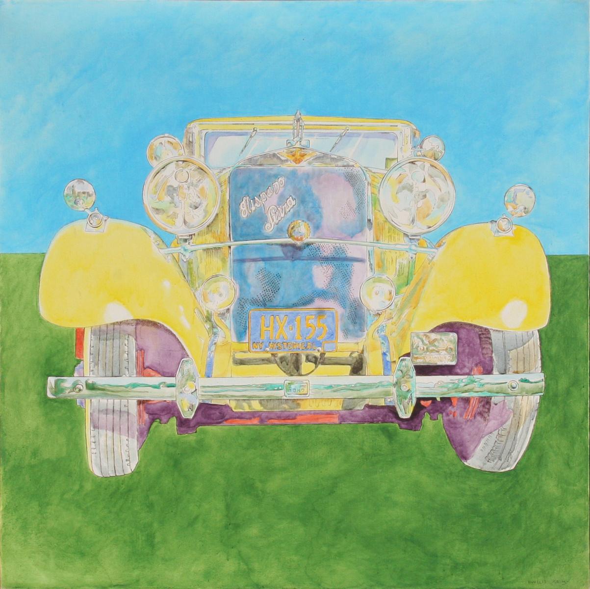 Hispano Suiza, Classic Car Painting by Phyllis Krim