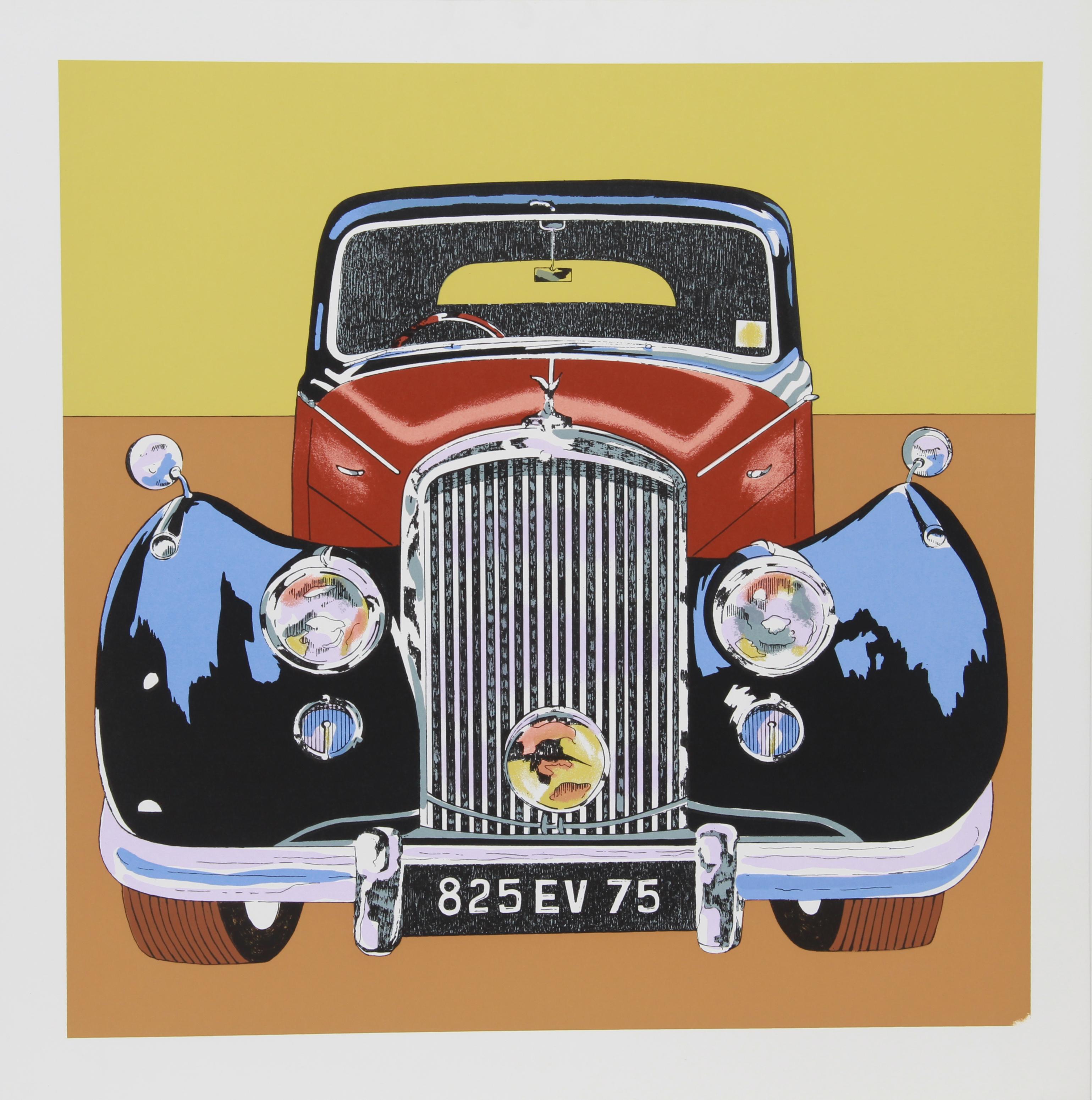 Bentleys
Phyllis Krim, Américaine (1930-2014)
Date : 1978
Sérigraphie, signée et numérotée au crayon.
Edition de 200, AP 20
Taille de l'image : 22 x 22 pouces
Taille : 66,04 cm x 66,04 cm (26 in. x 26 in.)