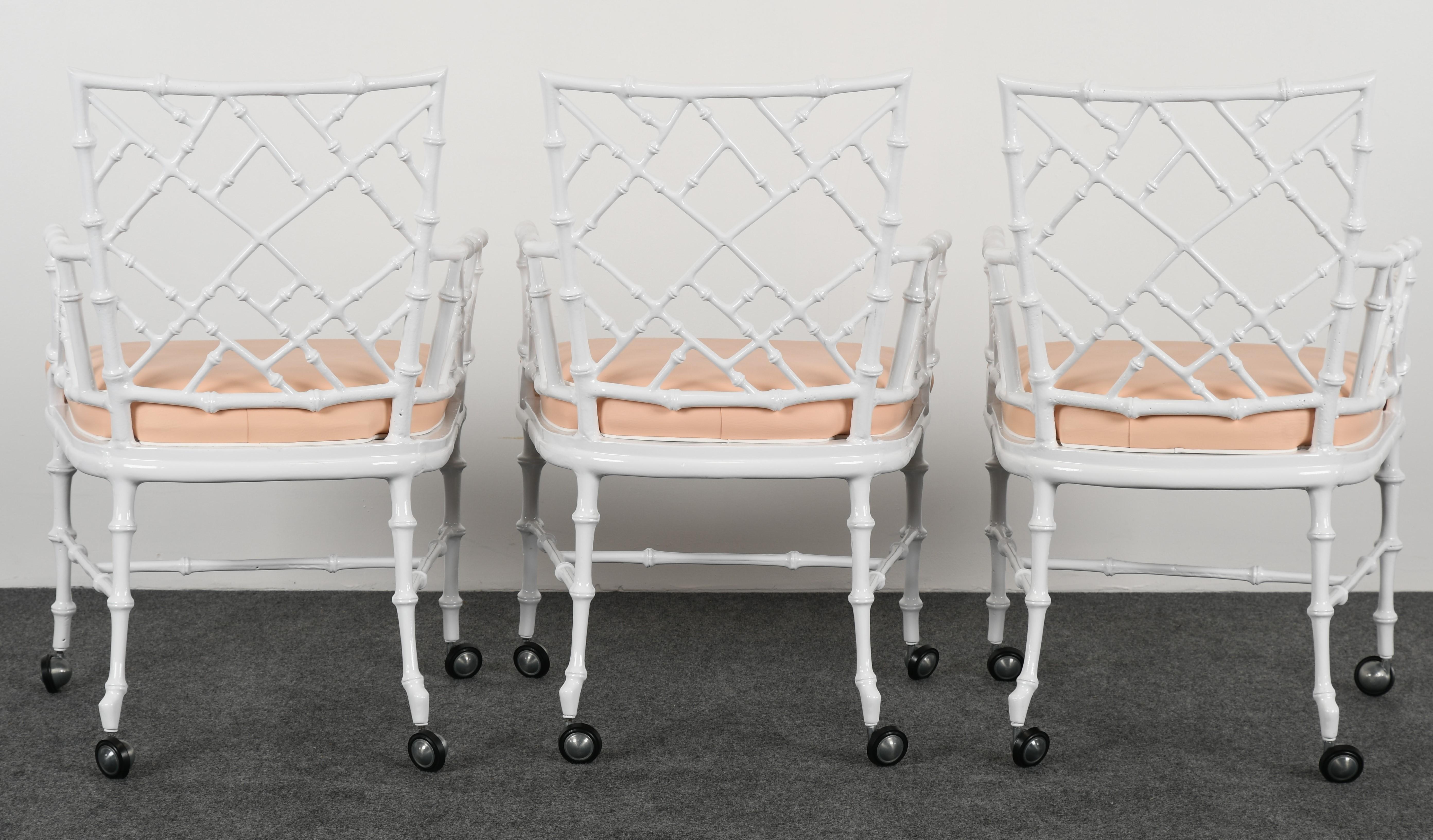 Phyllis Morris Faux Bamboo Patio Set for Kessler Industries, 1960s 1