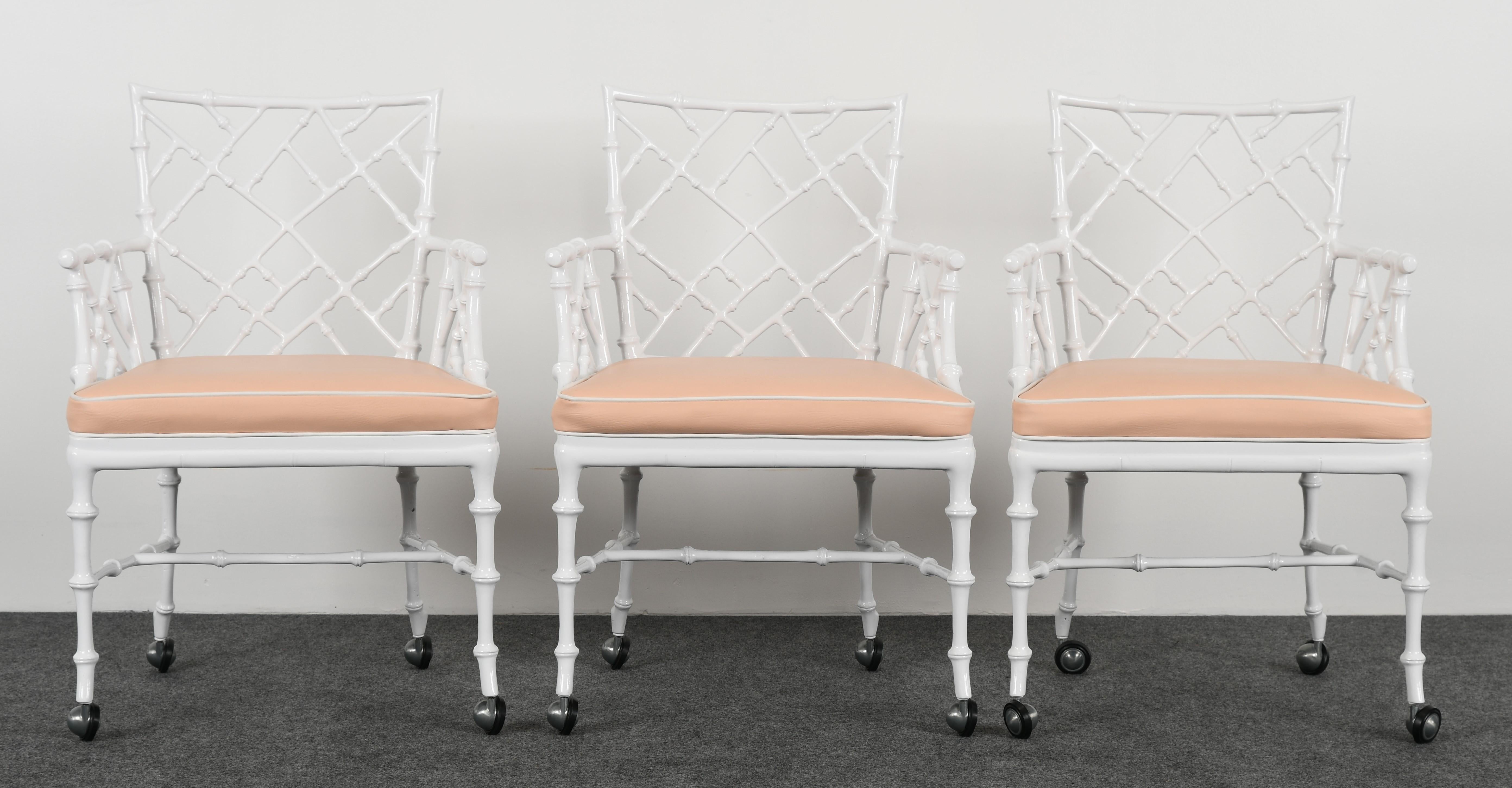 Mid-20th Century Phyllis Morris Faux Bamboo Patio Set for Kessler Industries, 1960s