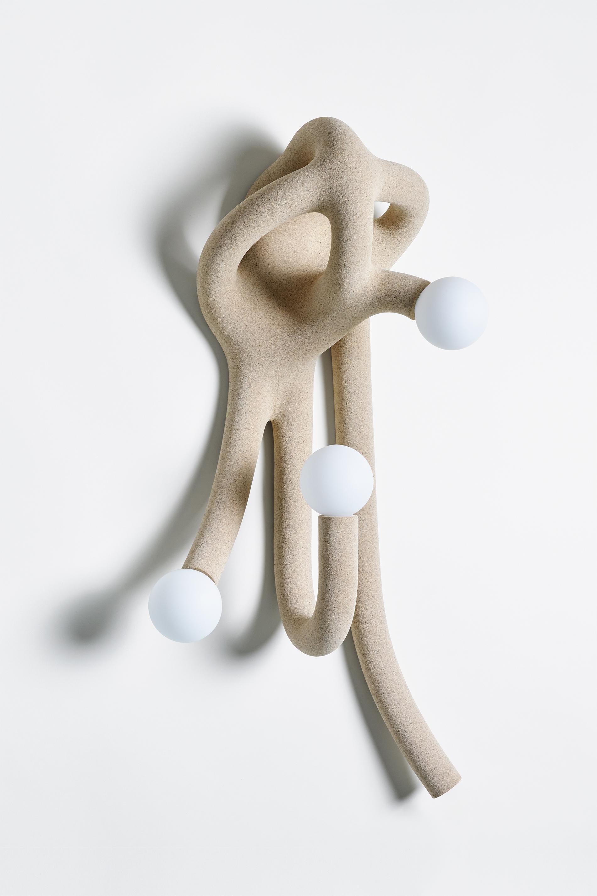 Contemporary Phylum Wall Light by Hot Wire Extensions For Sale