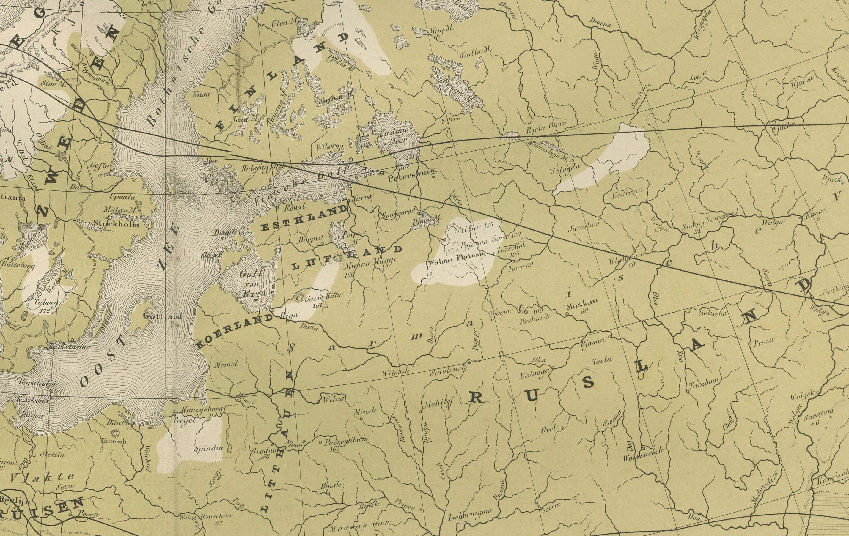 Título: Mapa del Hemisferio Norte centrado en el Polo Norte, Leiden 1876

Descripción:
Este mapa holandés del siglo XIX titulado 