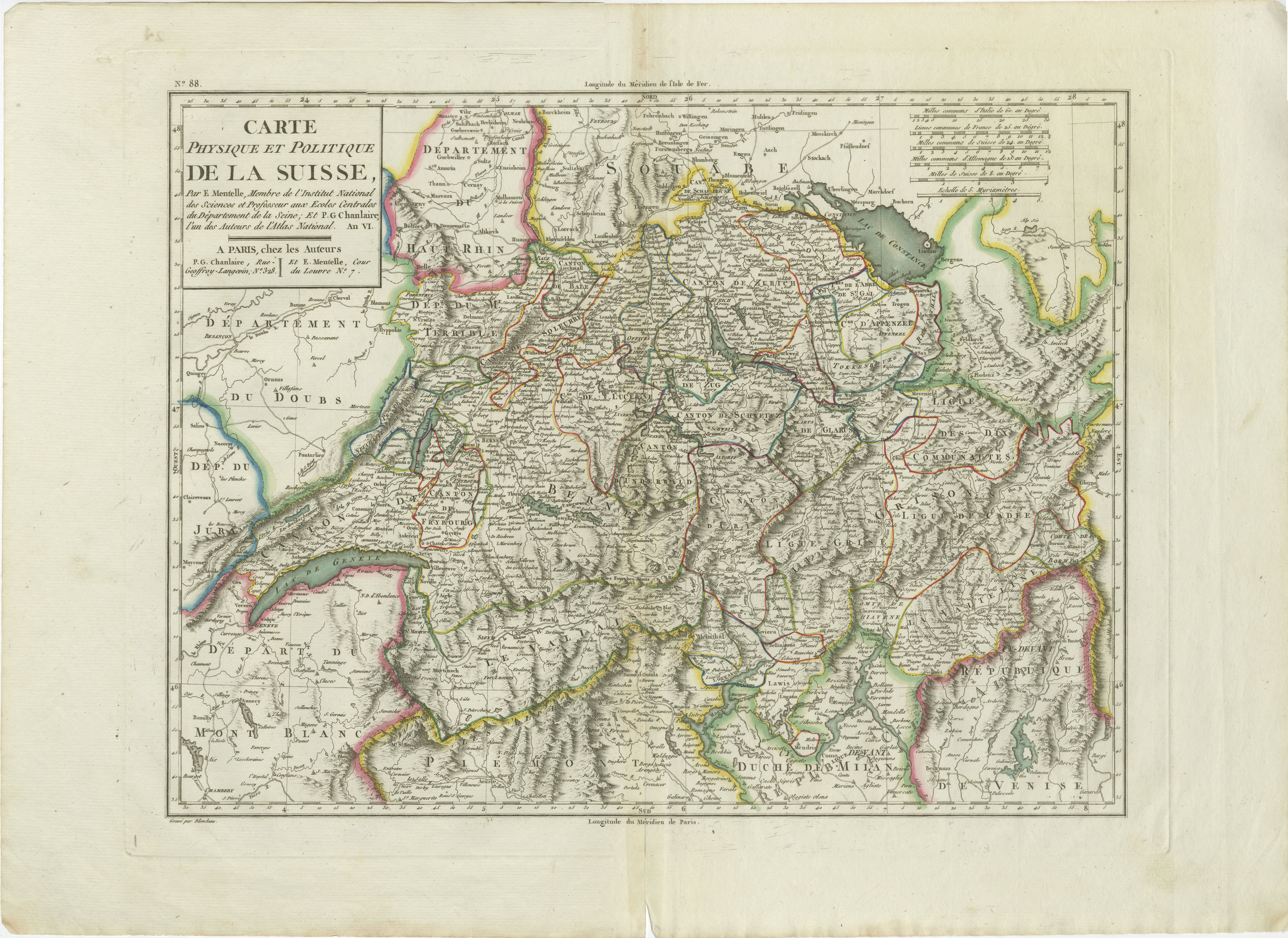 Mapa antiguo con título:  