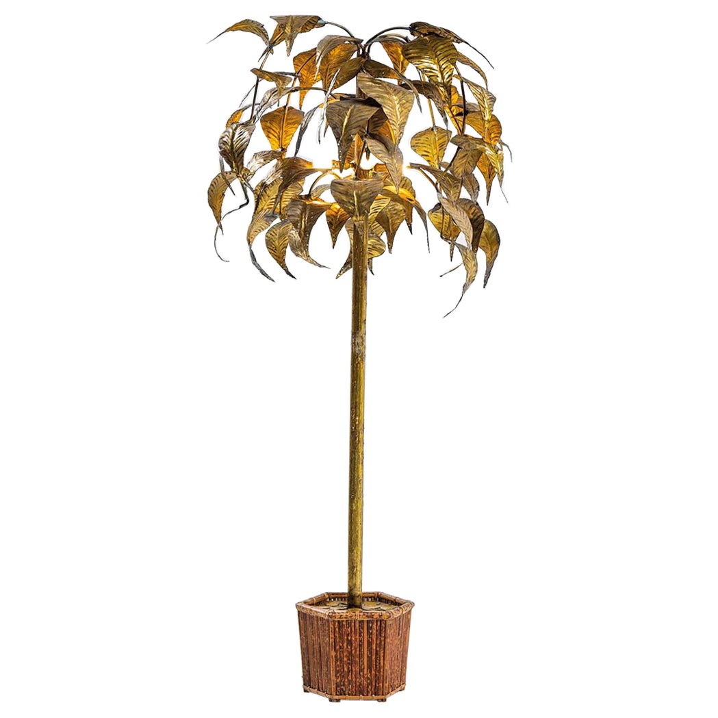 Lampadaire Phytomorphic Prod. Maison Jansen 1970