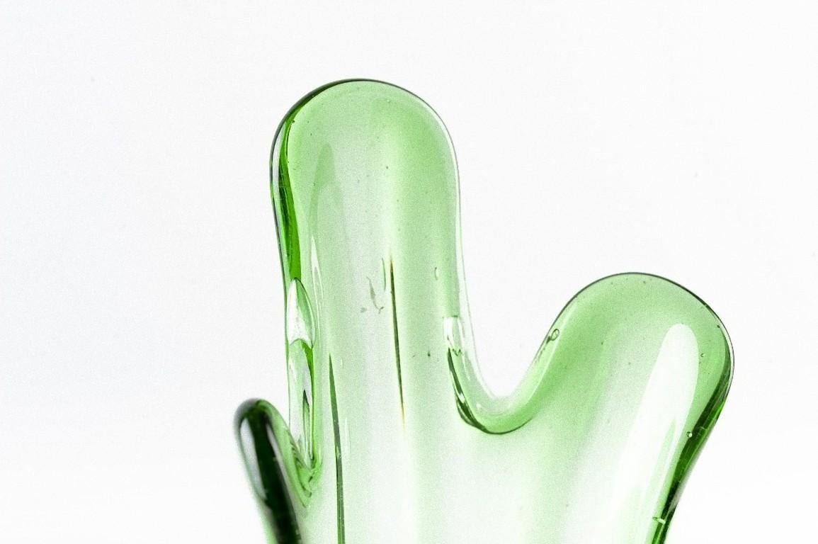 green glass vase antique