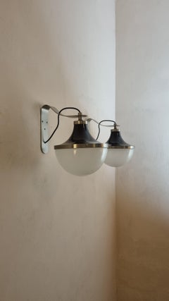 PI  large wall sconces designed by Sergio Mazza for Artemide, 1963