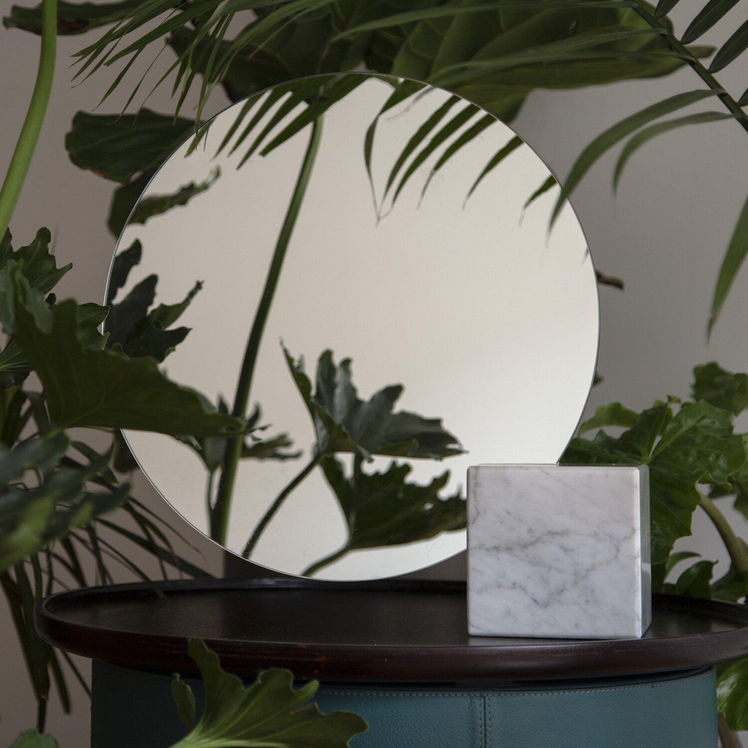 Scandinavian Modern Pi Mirror For Sale