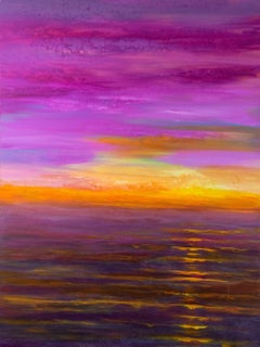 Caribbean Sunrise  30" x 40", Painting, Acrylic on Canvas