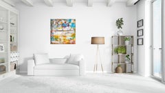 How was the carnival  36" x 36", Painting, Acrylic on Wood Panel