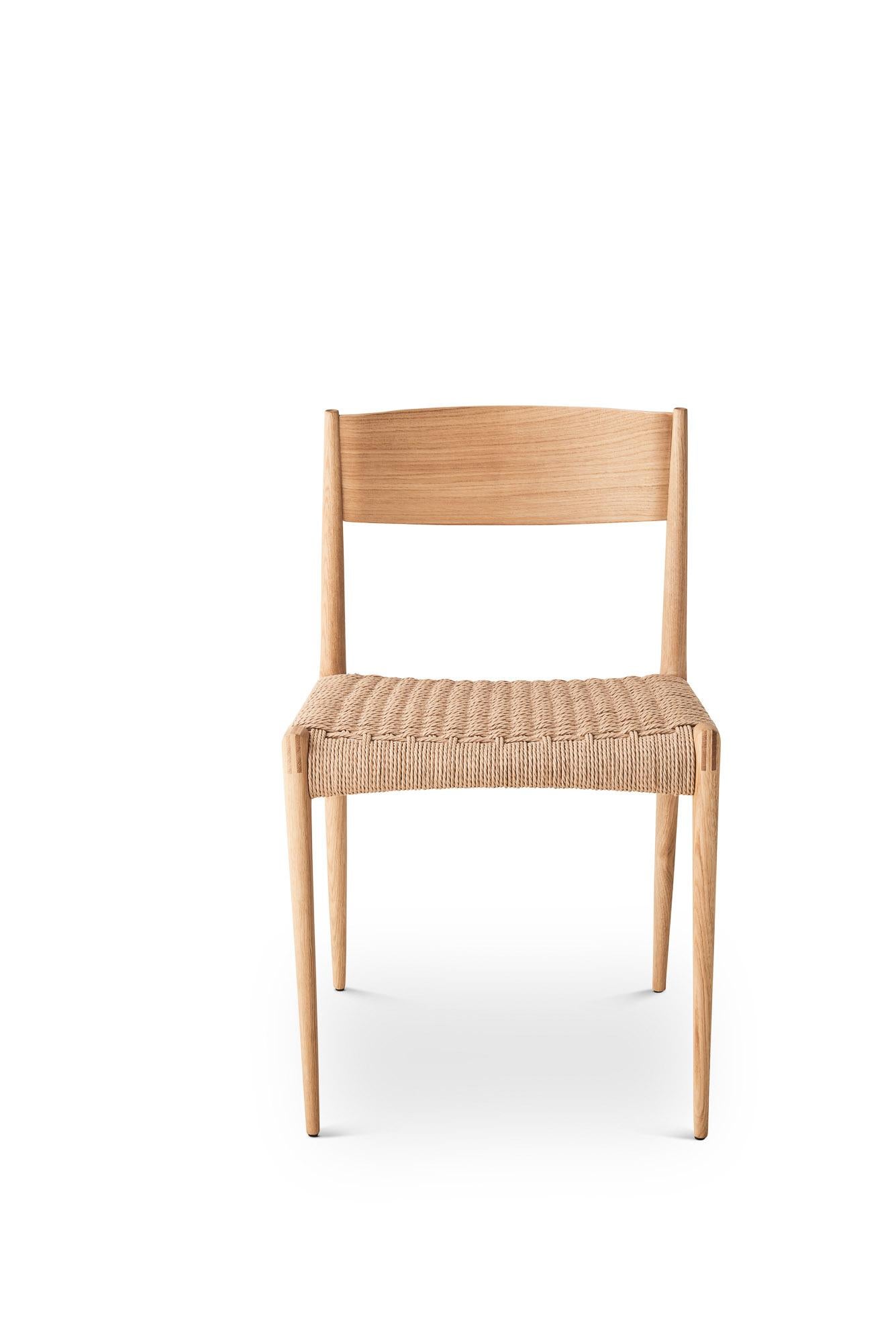 PIA-Stuhl von Poul Cadovius – helle Eiche (Skandinavische Moderne) im Angebot