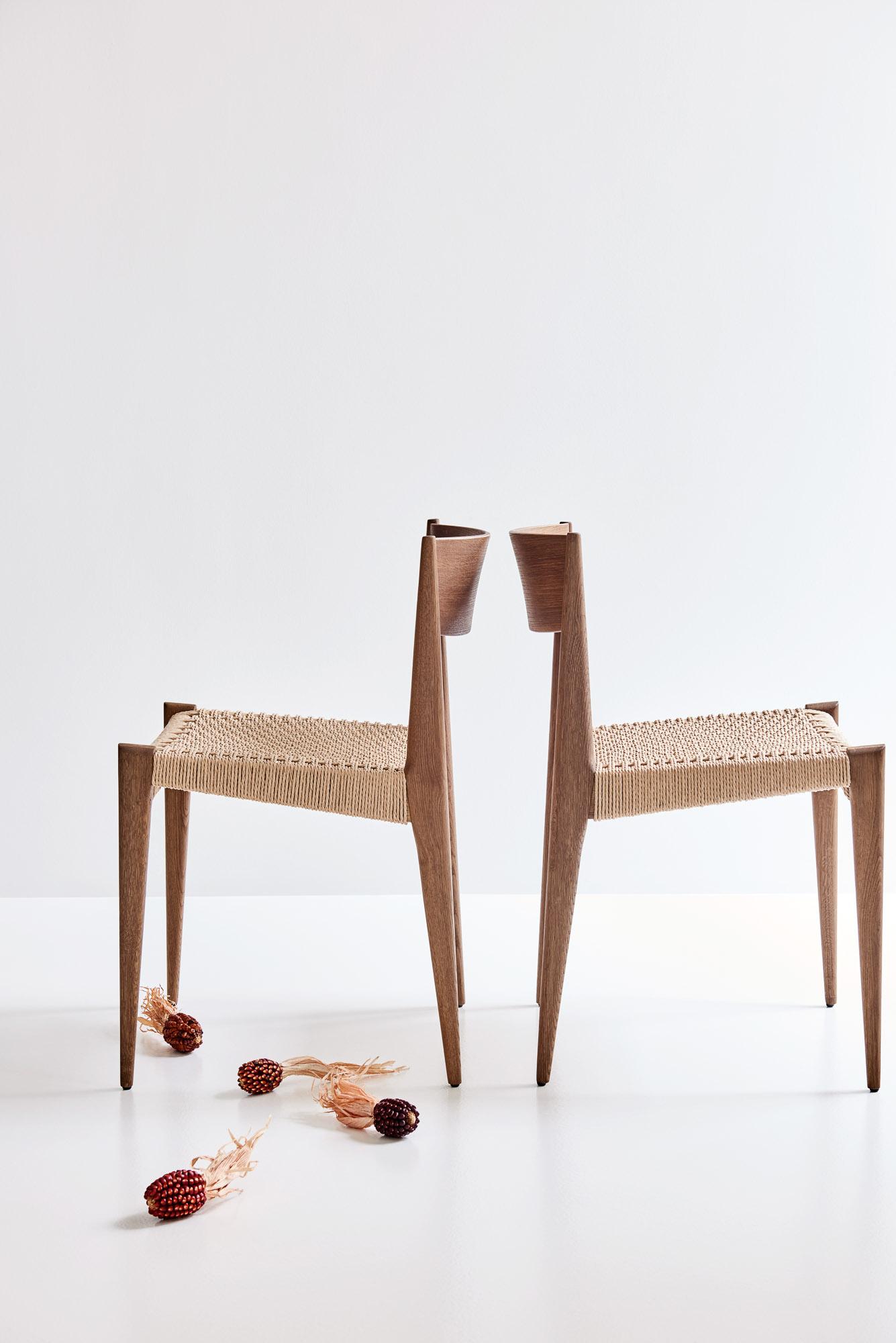 Scandinavian Modern PIA Chair by Poul Cadovius - Smoked Oak For Sale