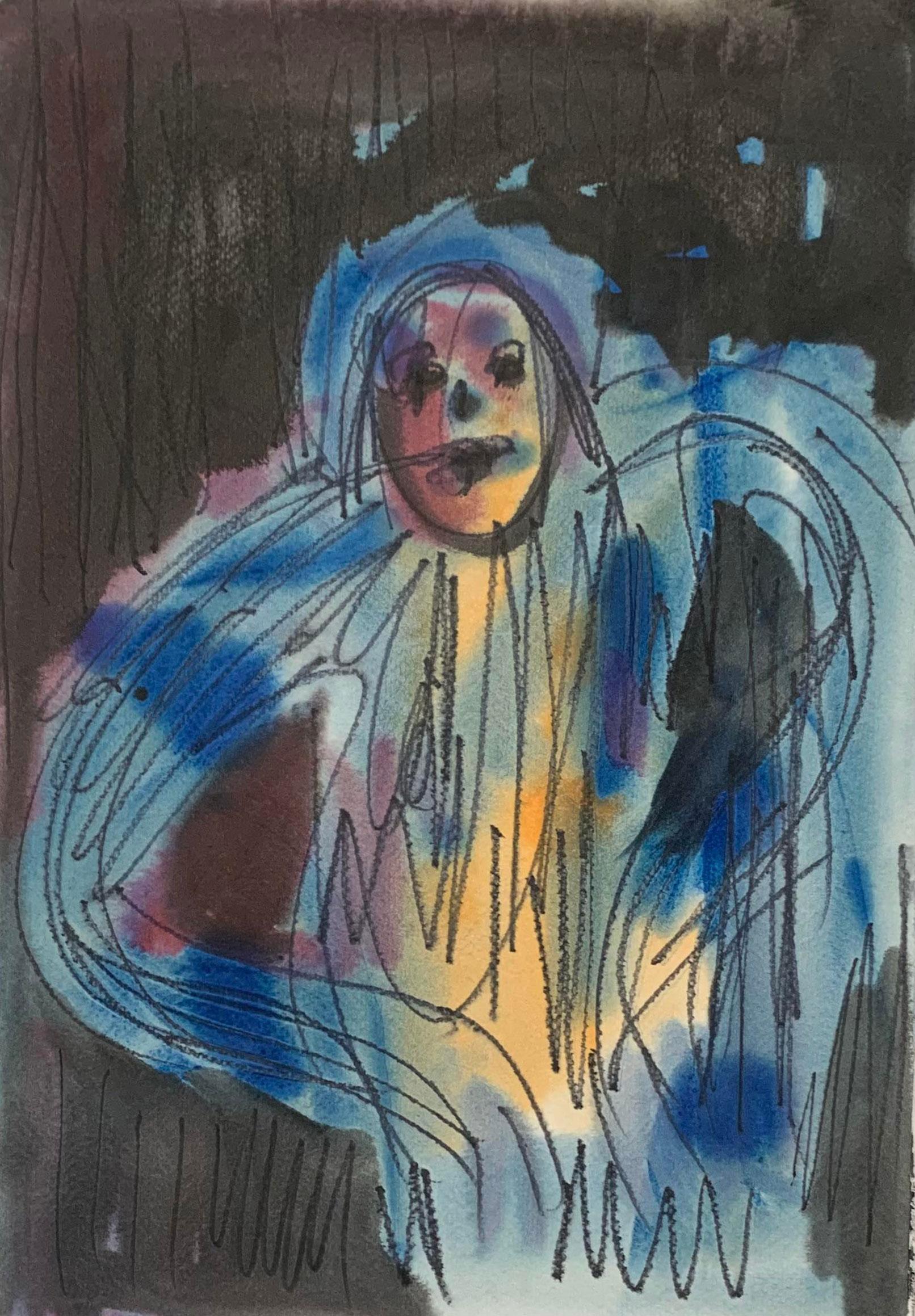 Untitled (Blue Figure)