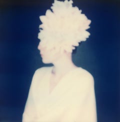 A Bloomy View - Still Life Polaroid Photographic Print Framed