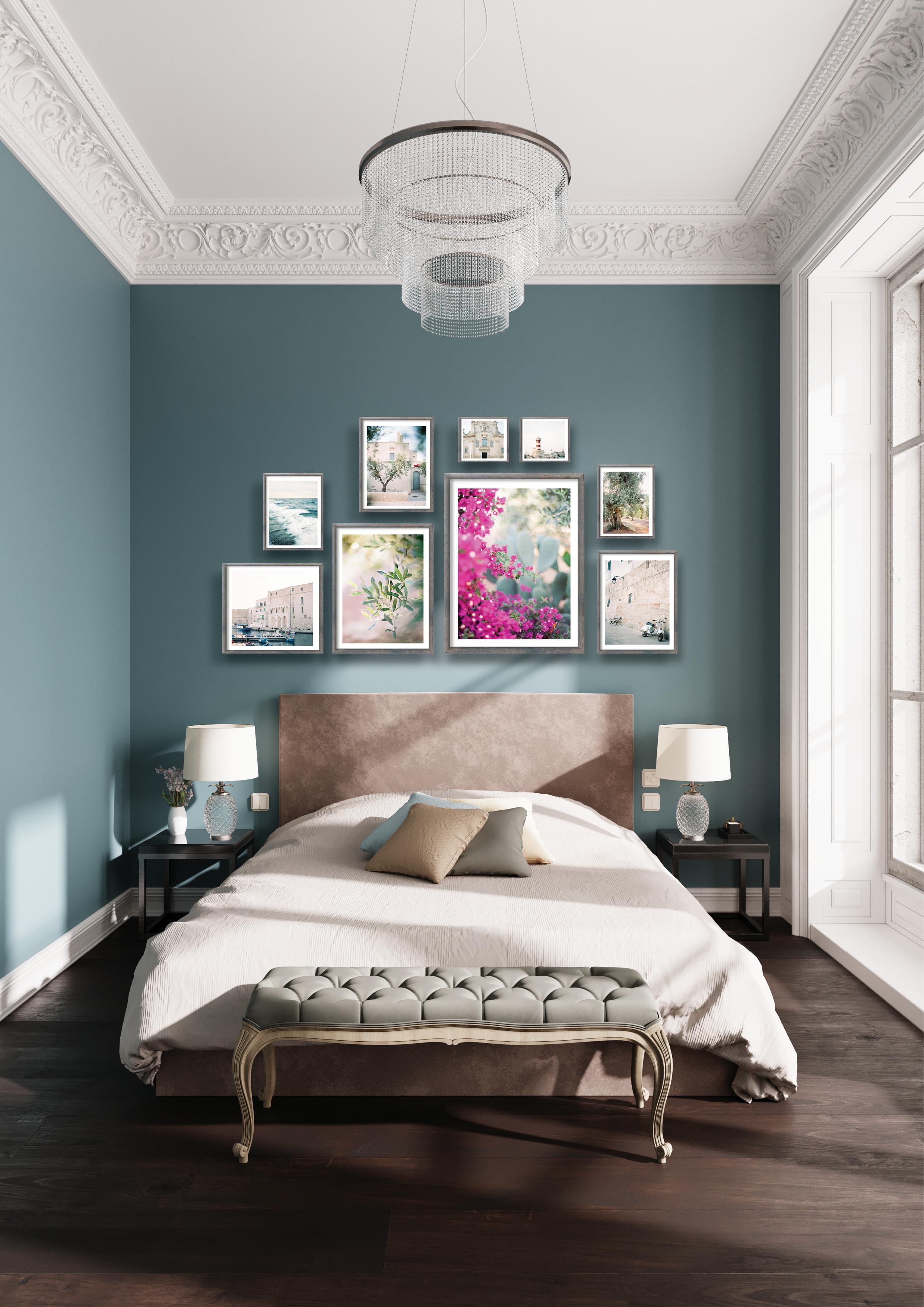 Bougainvilliers - Photographie couleur de paysage contemporain à grande échelle en vente 1