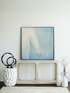 Missing Hand - Cyanotype Style Film Photographic Print Framed