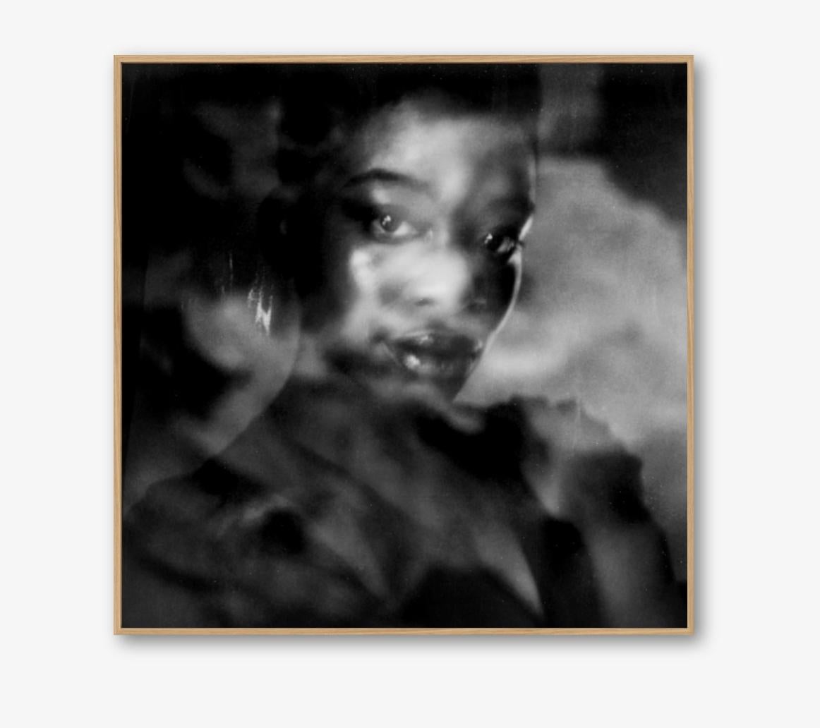 Shadowed Beauty - 21st Century Contemporary Photographic Print - Black & White Polaroid, Polaroid Original, Shadow Gapped Frame - Photographic Print on Aluminium Dibond - Edition of 10 + 1, with Certificate

Shadowed Beauty is a beautiful  example