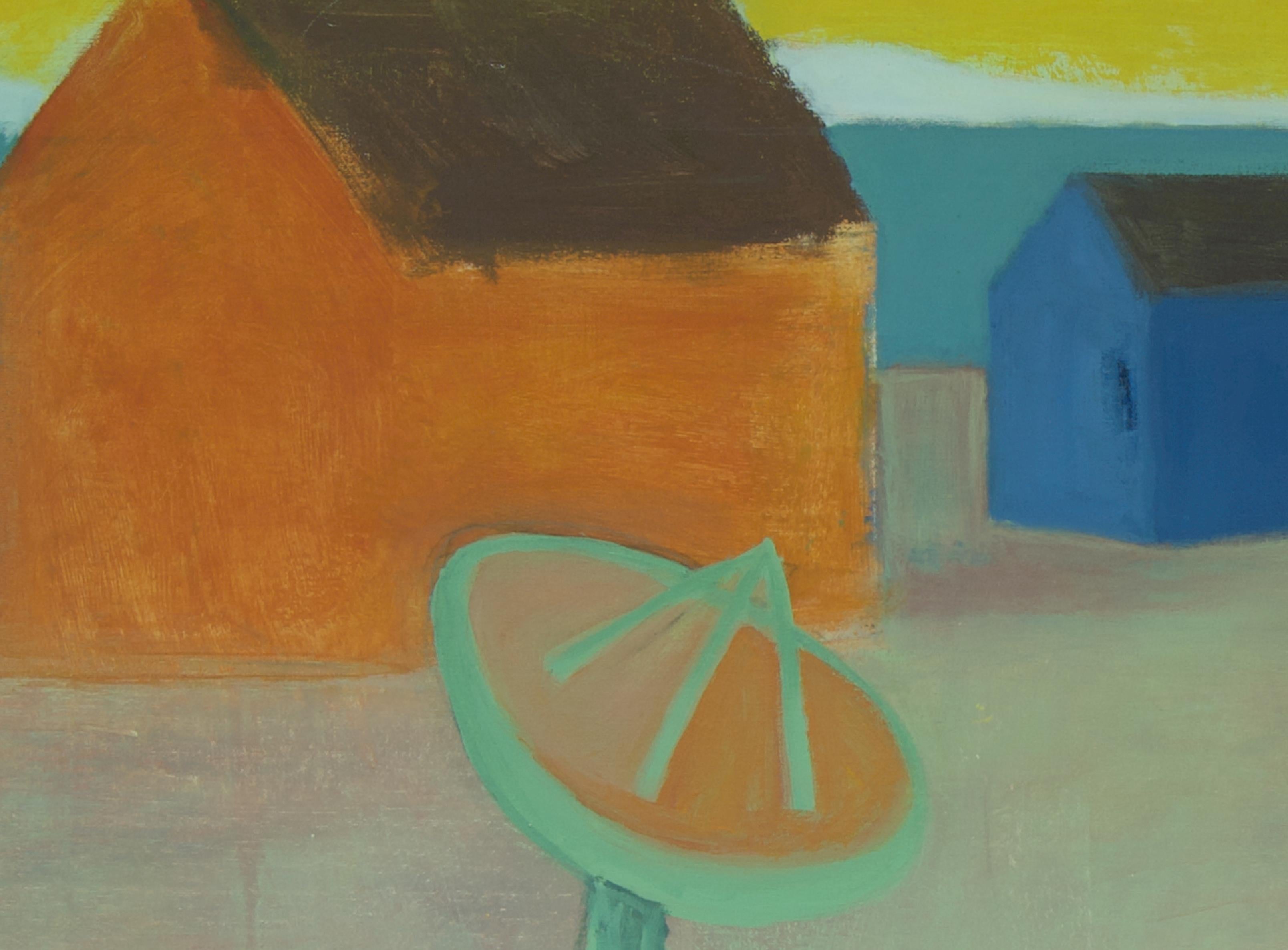 L'indagine, Arcipelago delle Svalbard, Artico, Acrilico su tela, 2020 - Painting di Pia De Girolamo