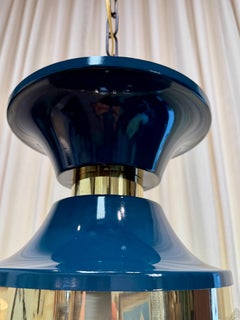 Pia Guidetti Crippa Faceted Glass Pendant Lights - TWO Available