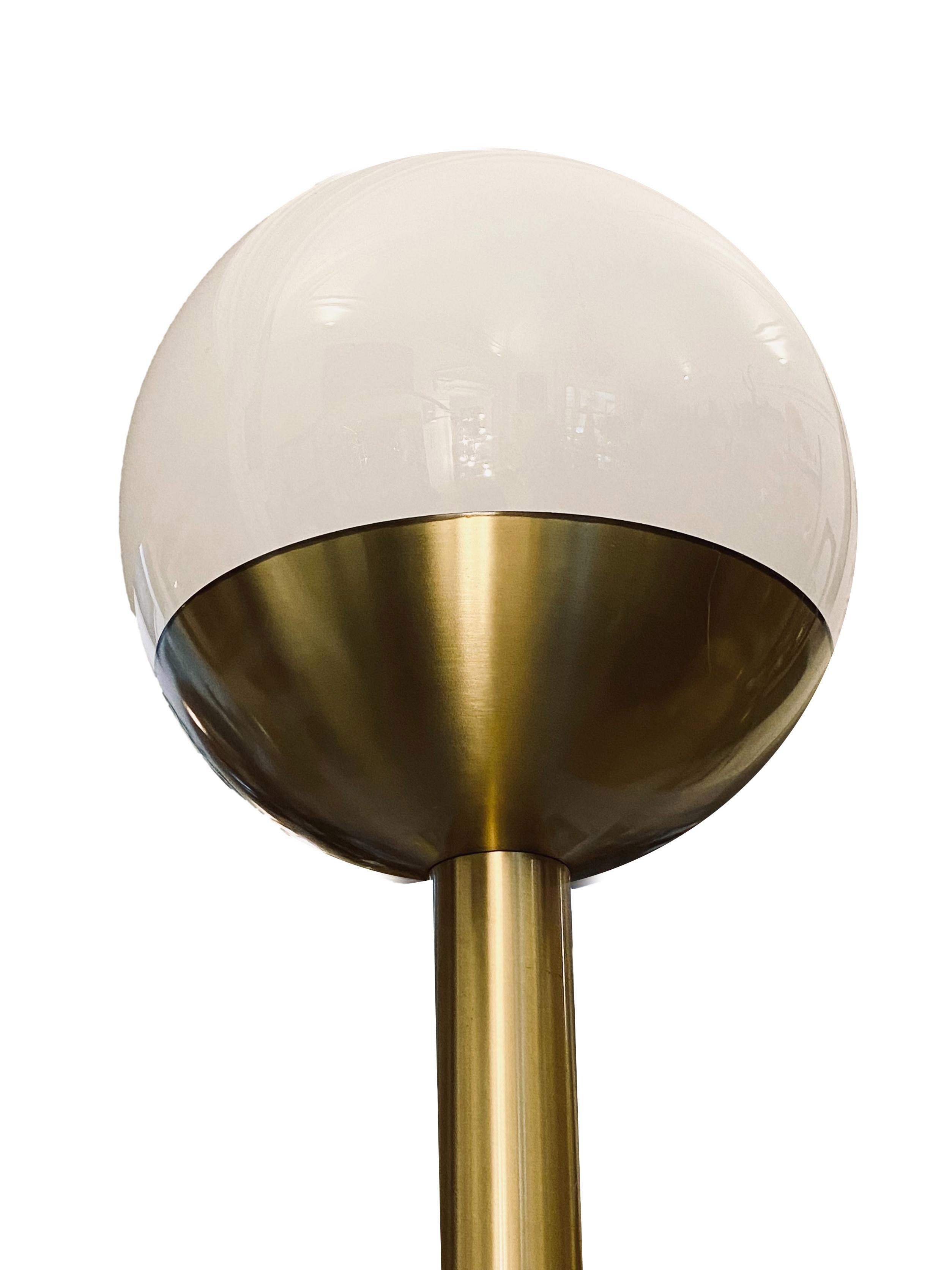 Pia Guidetti Crippa for Luci Brass Floor Lamp, Mod. P428, Italy 1970s In Good Condition In Naples, IT