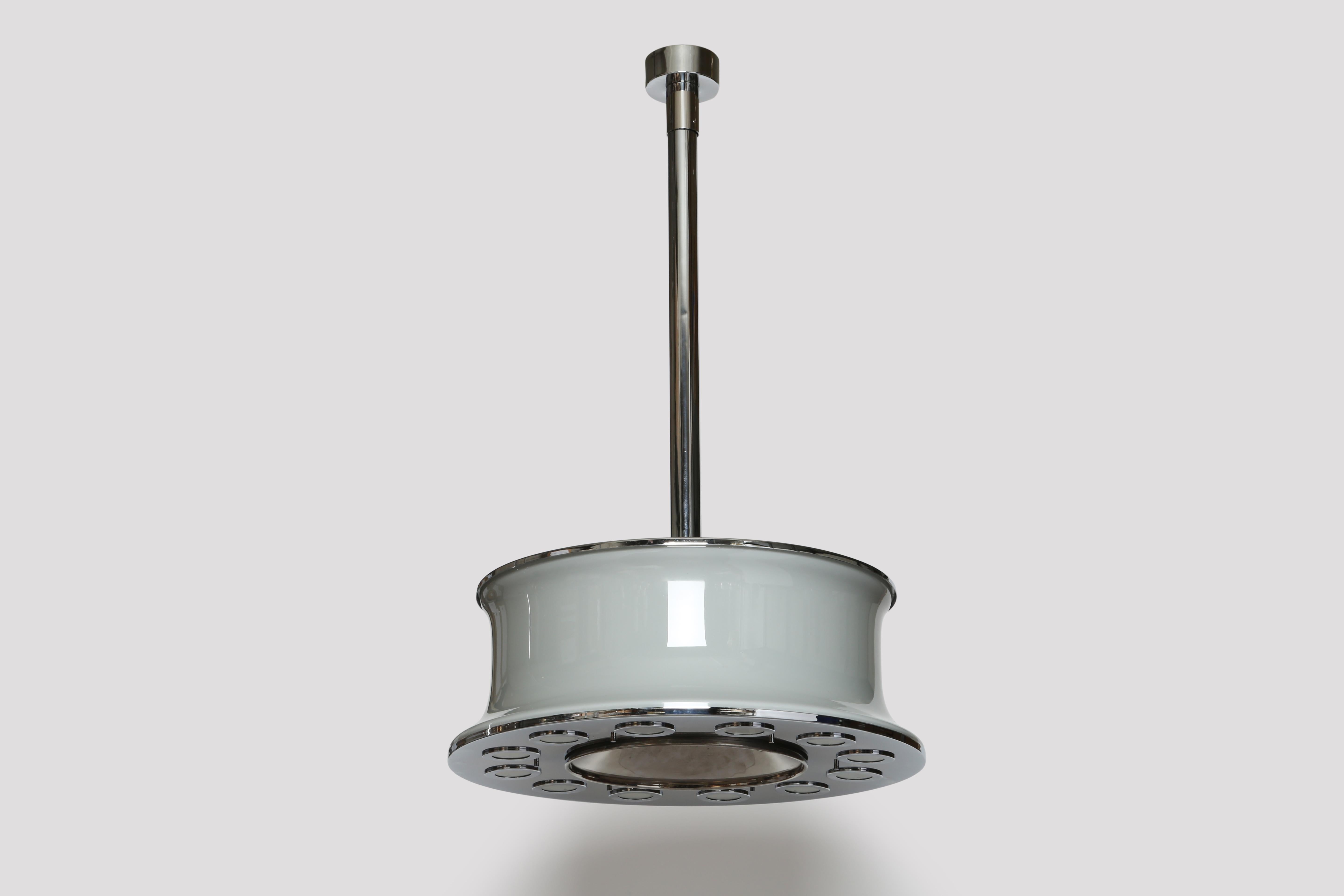 Mid-Century Modern Pia Guidetti Crippa for Lumi Ceiling Pendant attributed For Sale