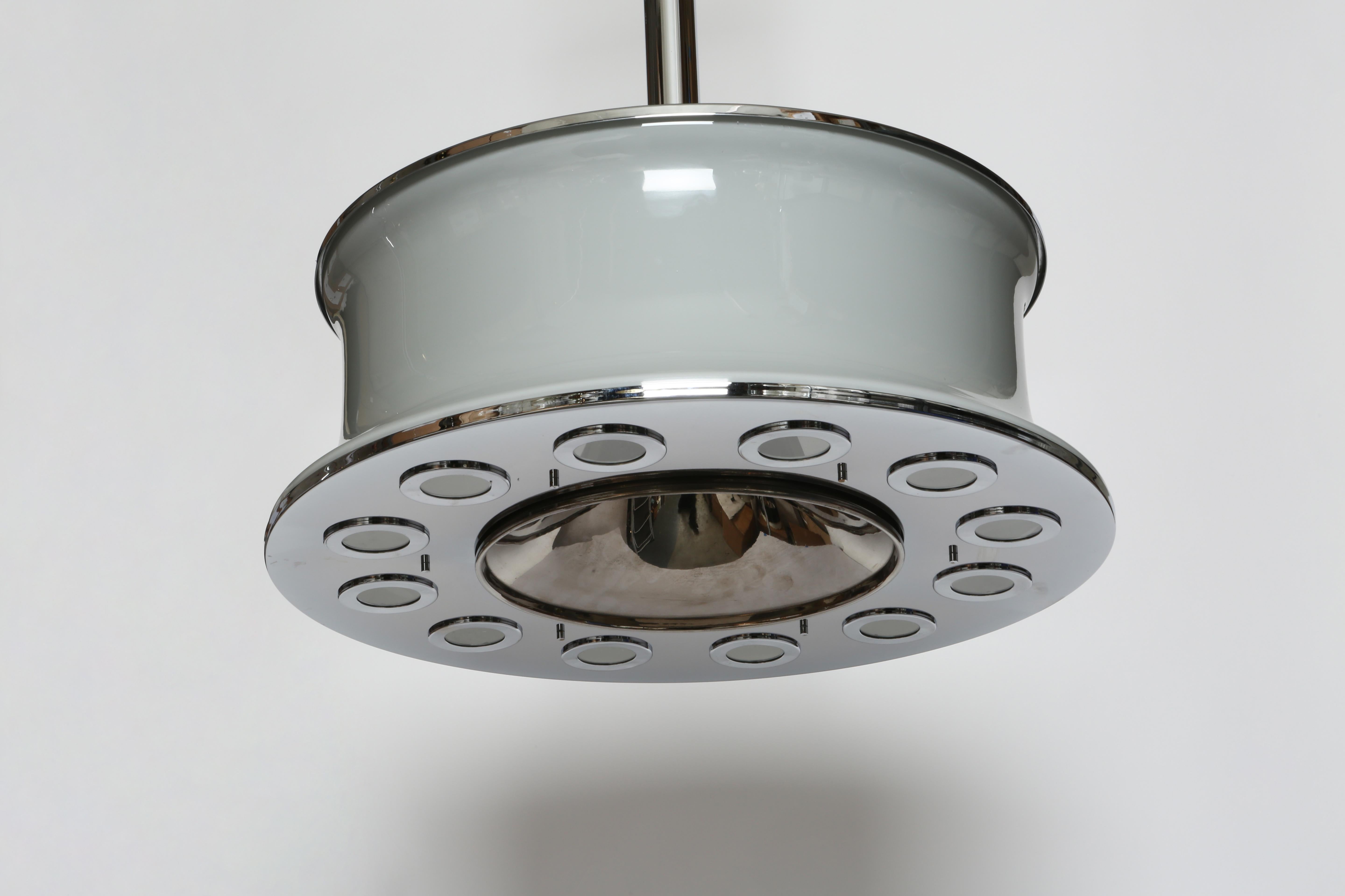 Mid-20th Century Pia Guidetti Crippa for Lumi Ceiling Pendant attributed For Sale