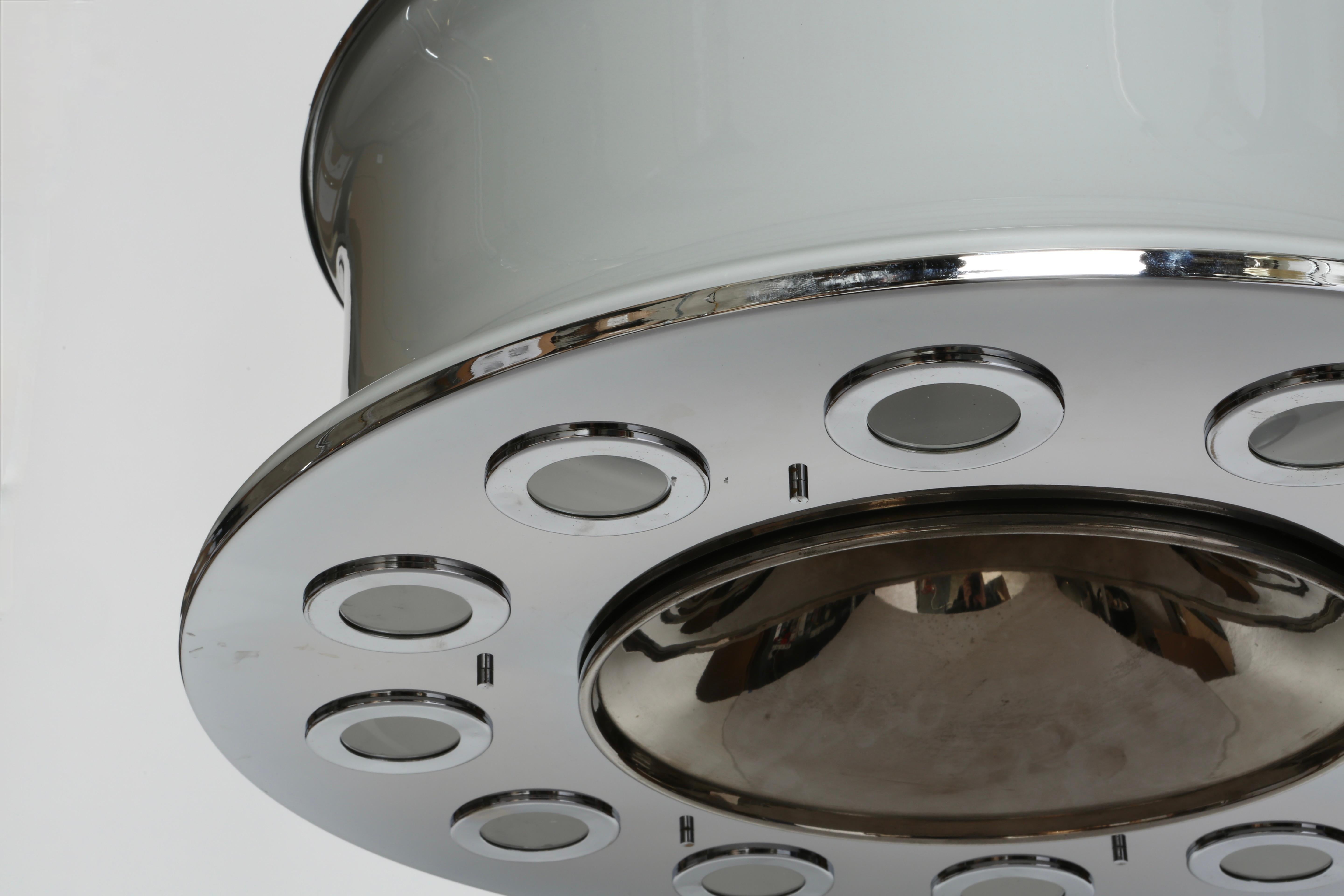 Pia Guidetti Crippa per Lumi, sospensione a soffitto, Italia circa 1960 in vendita 1