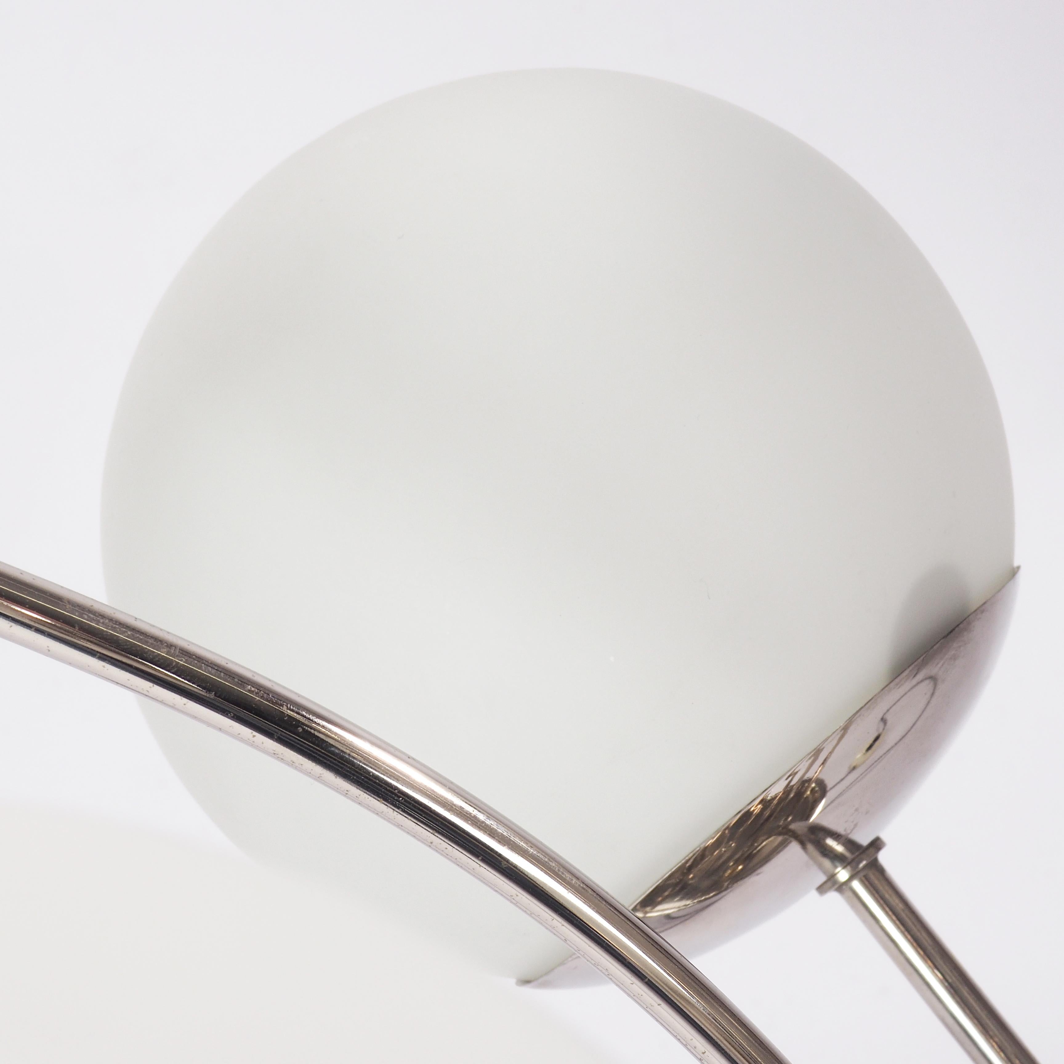 Pia Guidetti Crippa for Lumi Italia Chrome 1970s Table Lamp en vente 2