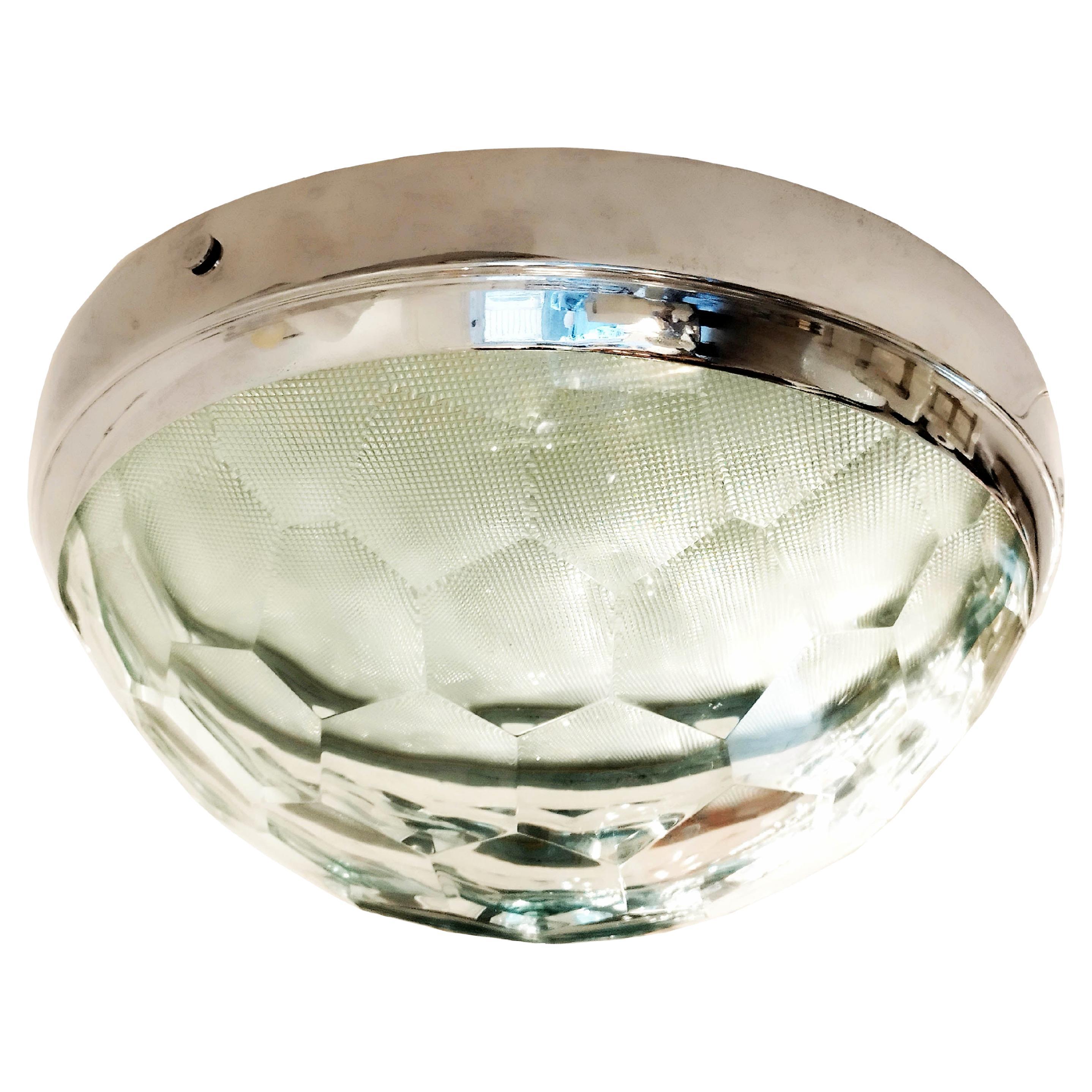 Pia Guidetti Crippa for Lumi Large Wall or Ceiling Lamp, Italy 1960s For Sale