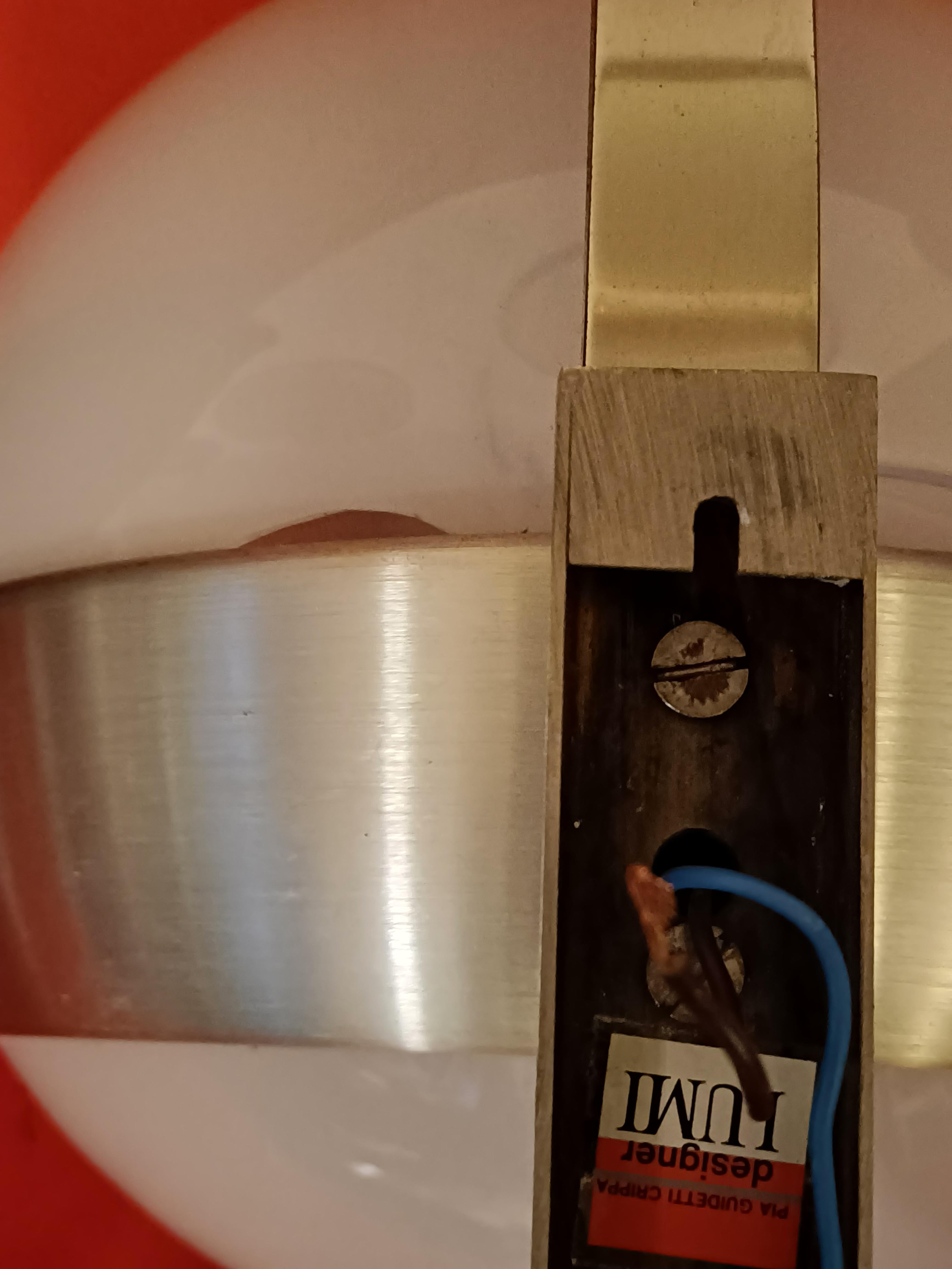 Pia Guidetti Crippa per Lumi Lampada da Parete, Italia 1970s im Angebot 6