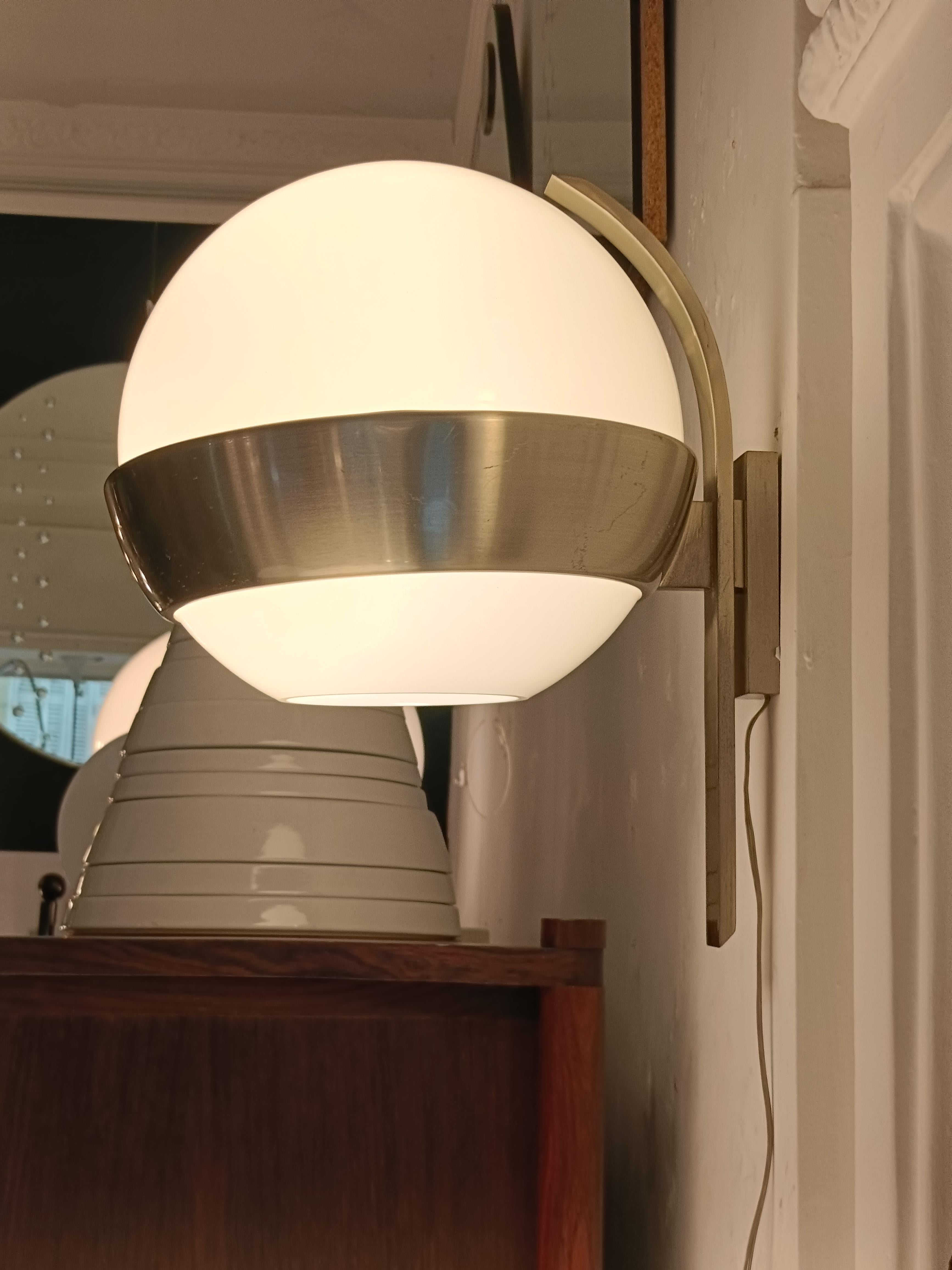 Pia Guidetti Crippa per Lumi Lampada da Parete, Italia 1970s im Angebot 1