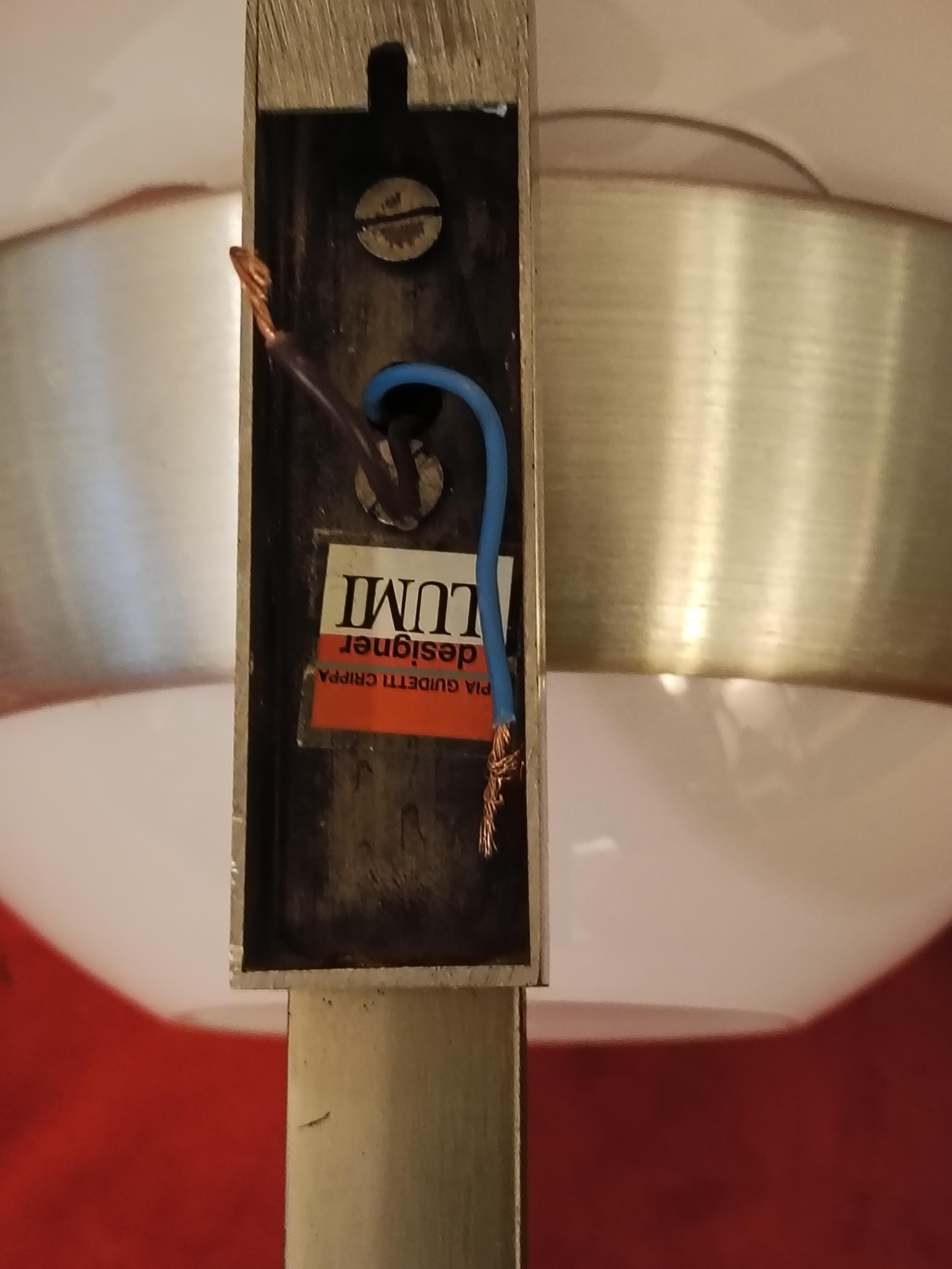 Pia Guidetti Crippa per Lumi Lampada da Parete, Italia 1970s im Angebot 4