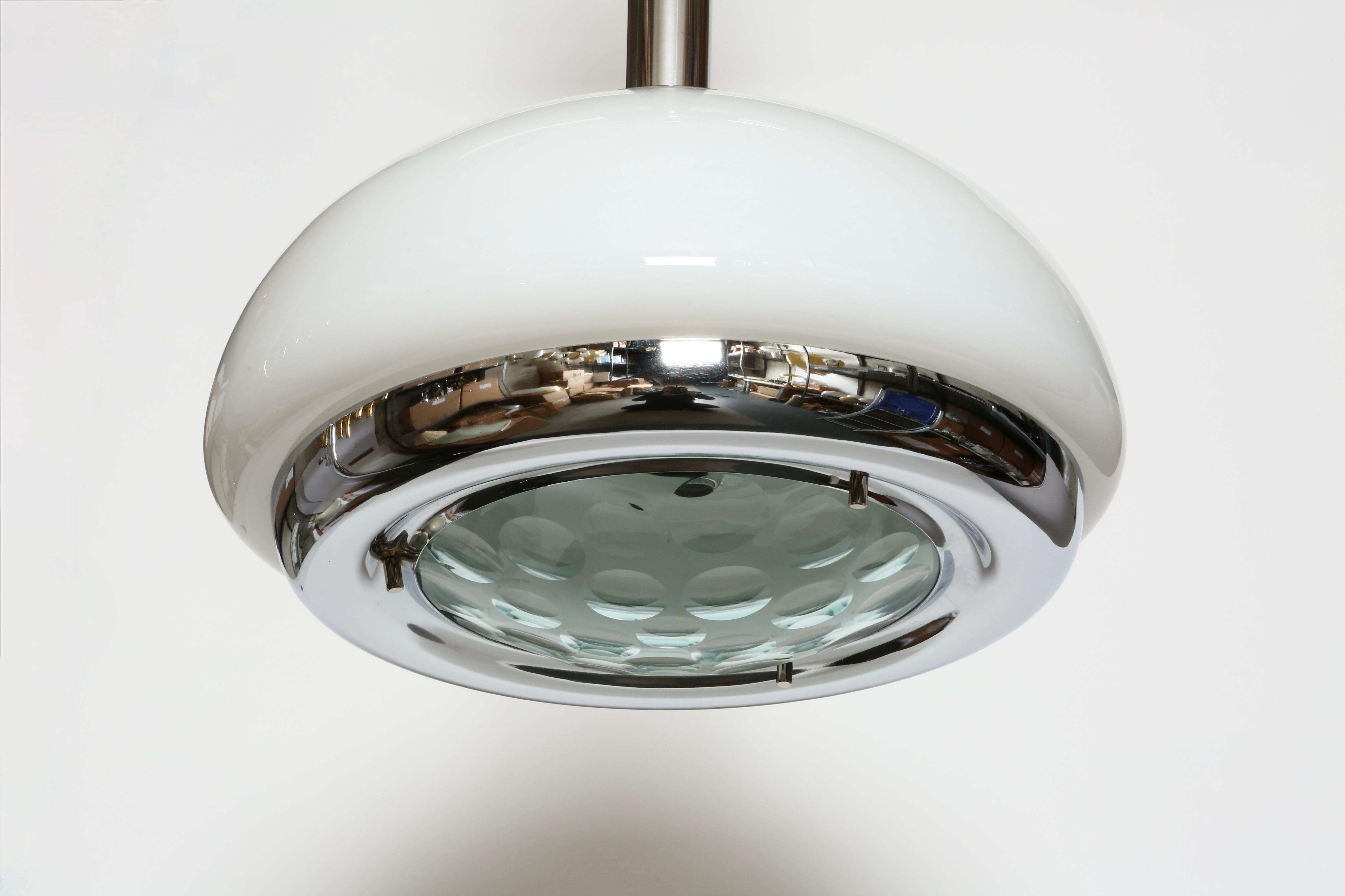 Mid-Century Modern Suspension de plafond Pia Guidetti pour Lumi Milano, Italie vers 1960 en vente