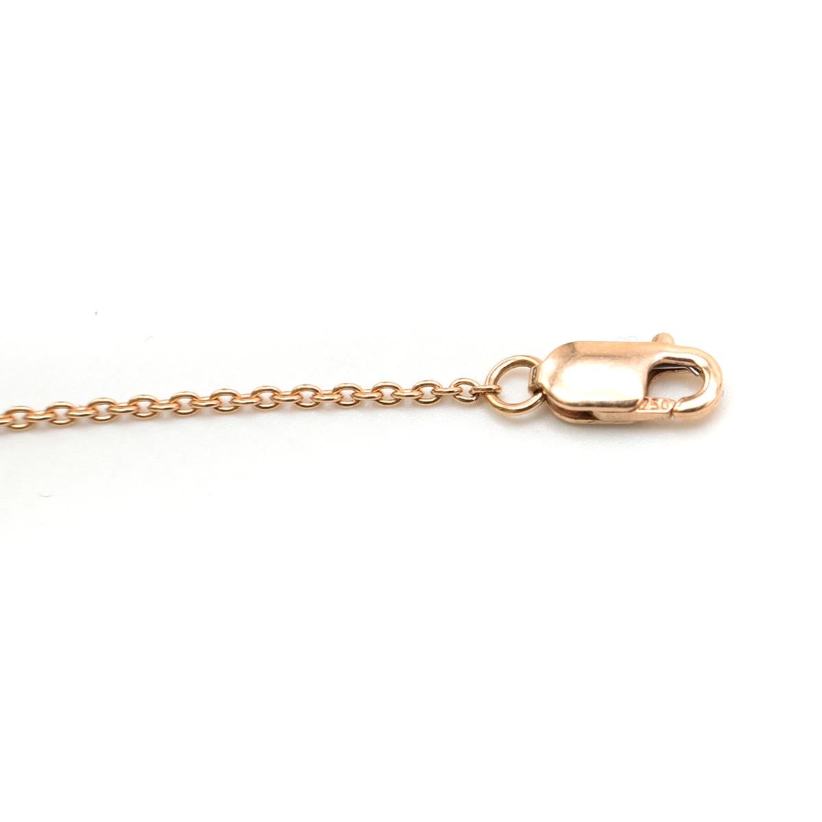 Pia Hallstrom 'Always' 0.61 Carat Diamond Rose Gold Bracelet For Sale 1