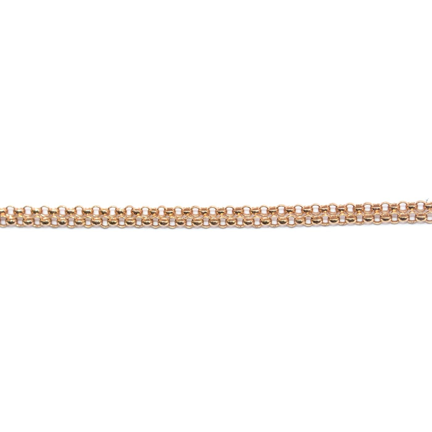 Pia Hallstrom Diamond Set 18 Karat Rose-Gold Elephant 'Strength' Necklace For Sale 2